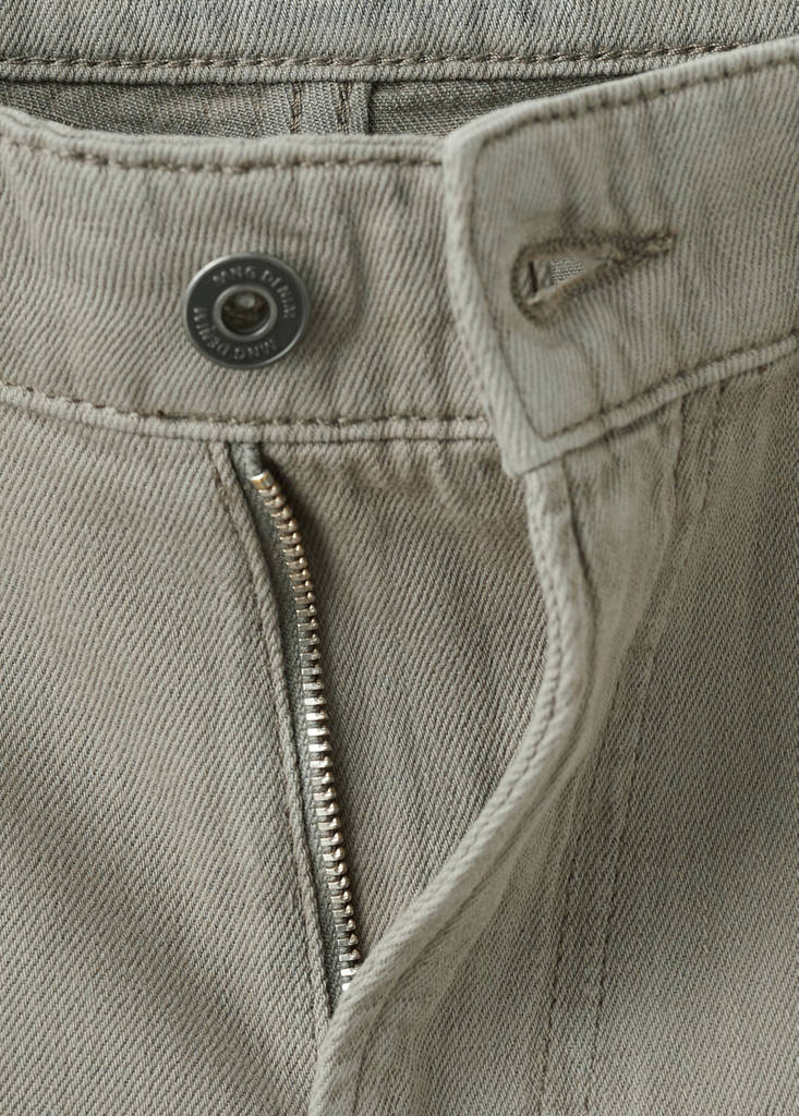 Lori tapered-fit jeans — Mink Grey