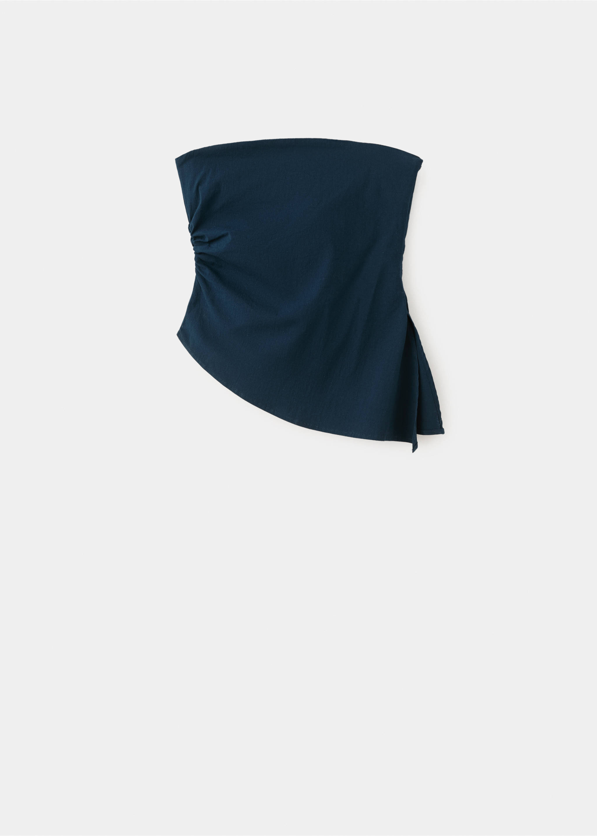Asymmetric bandeau top - Article without model, Dark Navy. Ref: 27075984-00.