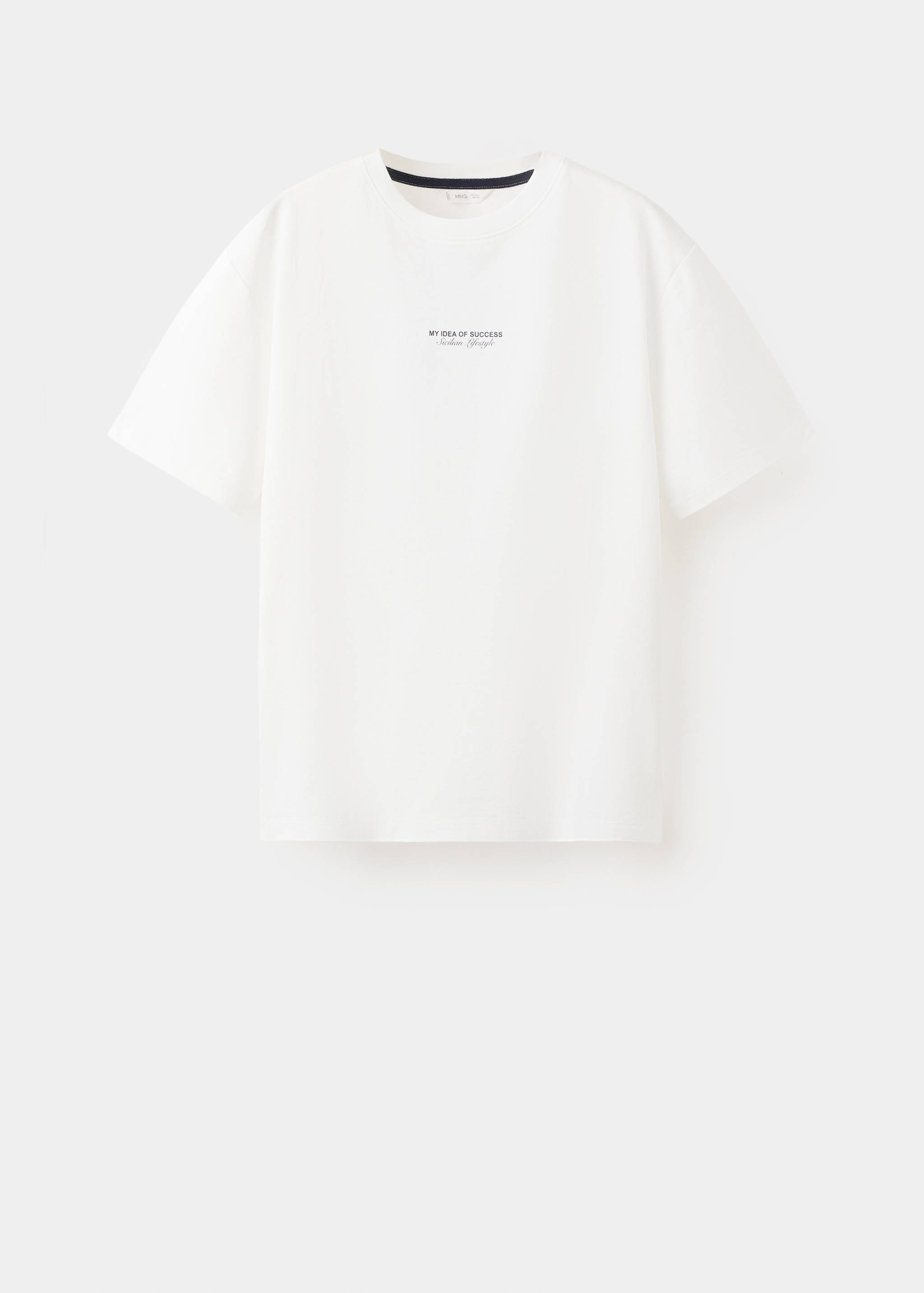 Printed cotton-blend t-shirt - Article without model