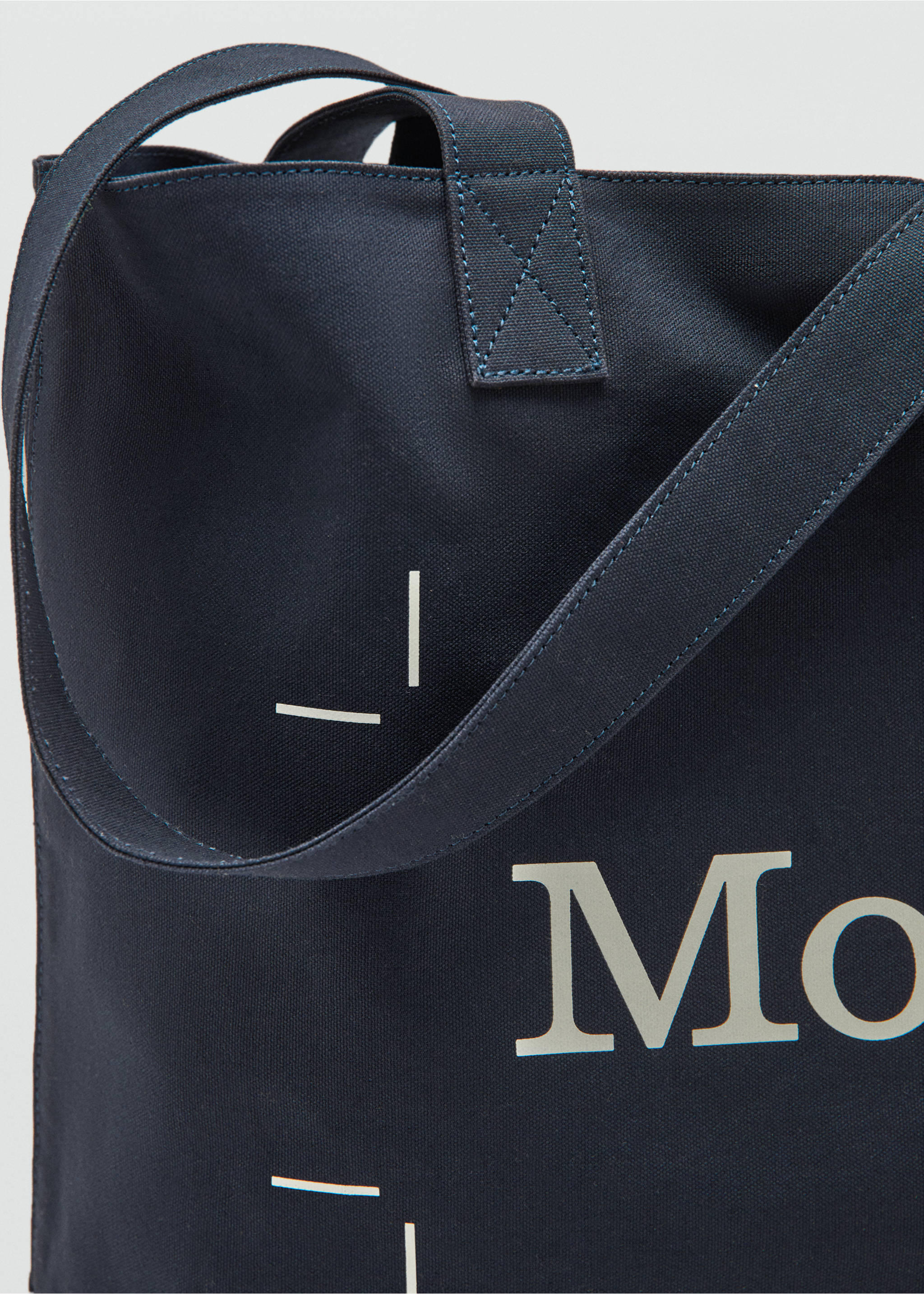 Bolso tote canvas 100% algodón - Detalle del artículo 1, Azul marino. Ref: 27075991-00.