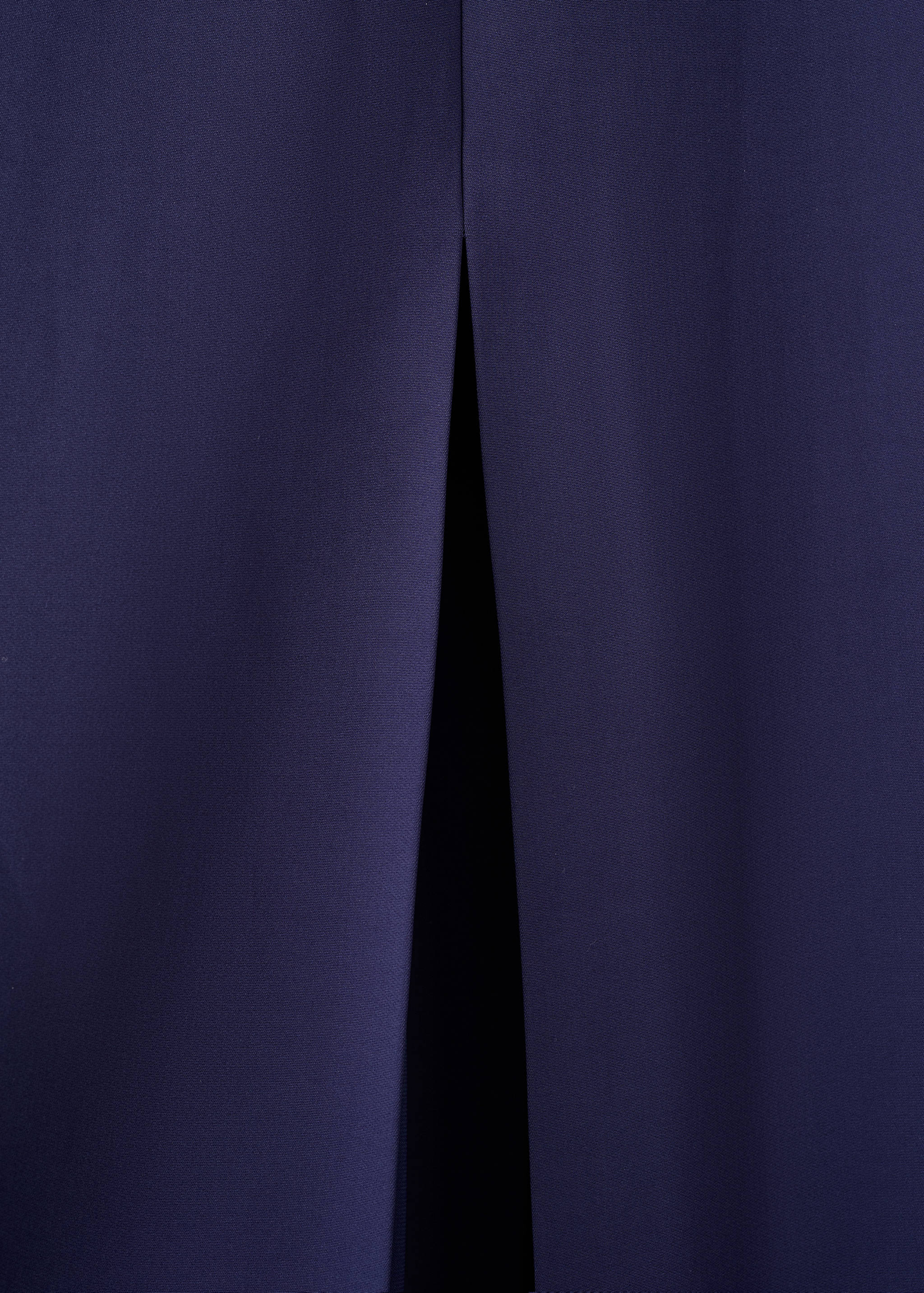 V-neckline long dress - Details of the article 0