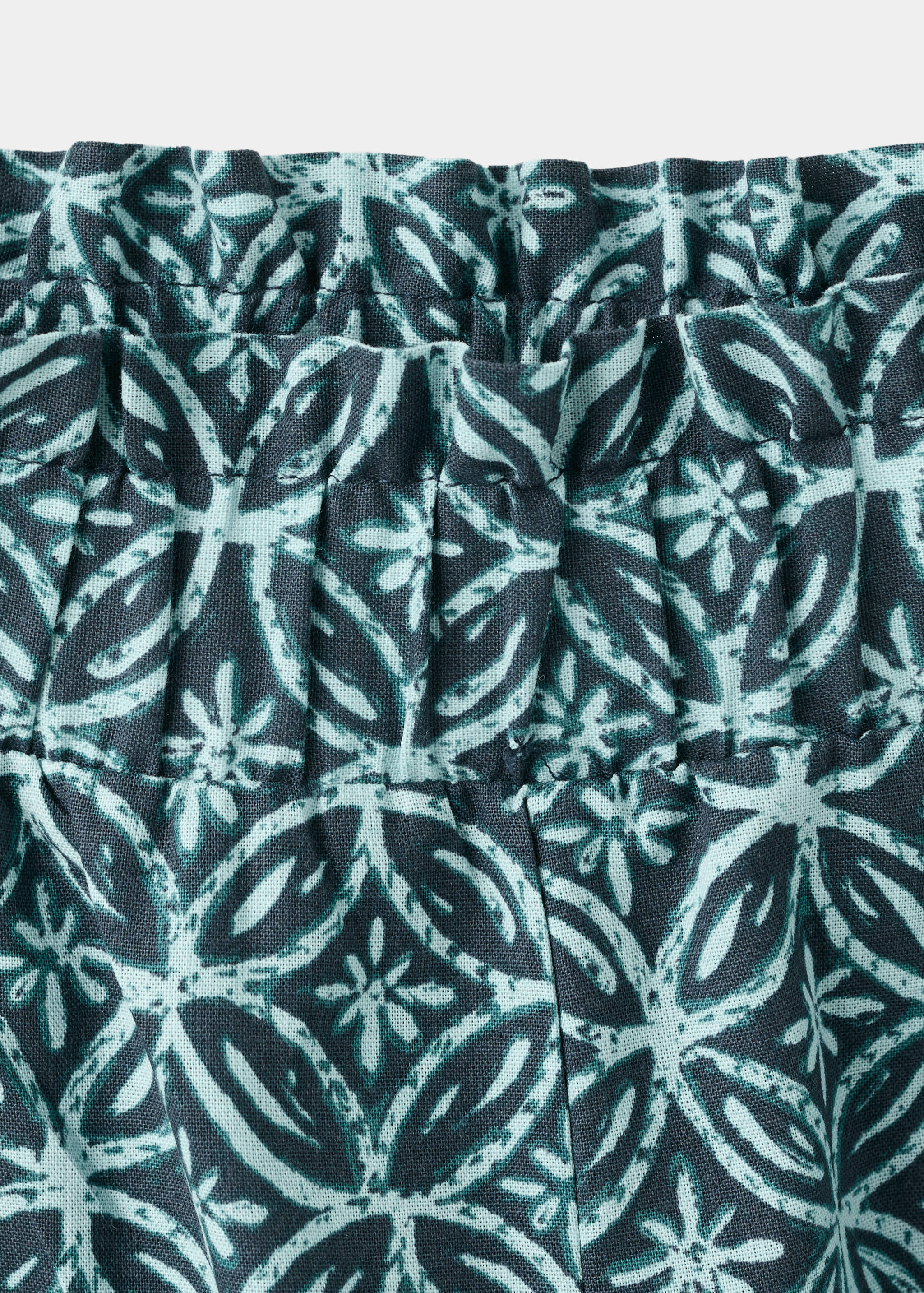 Printed cotton trousers - Details of the article 8