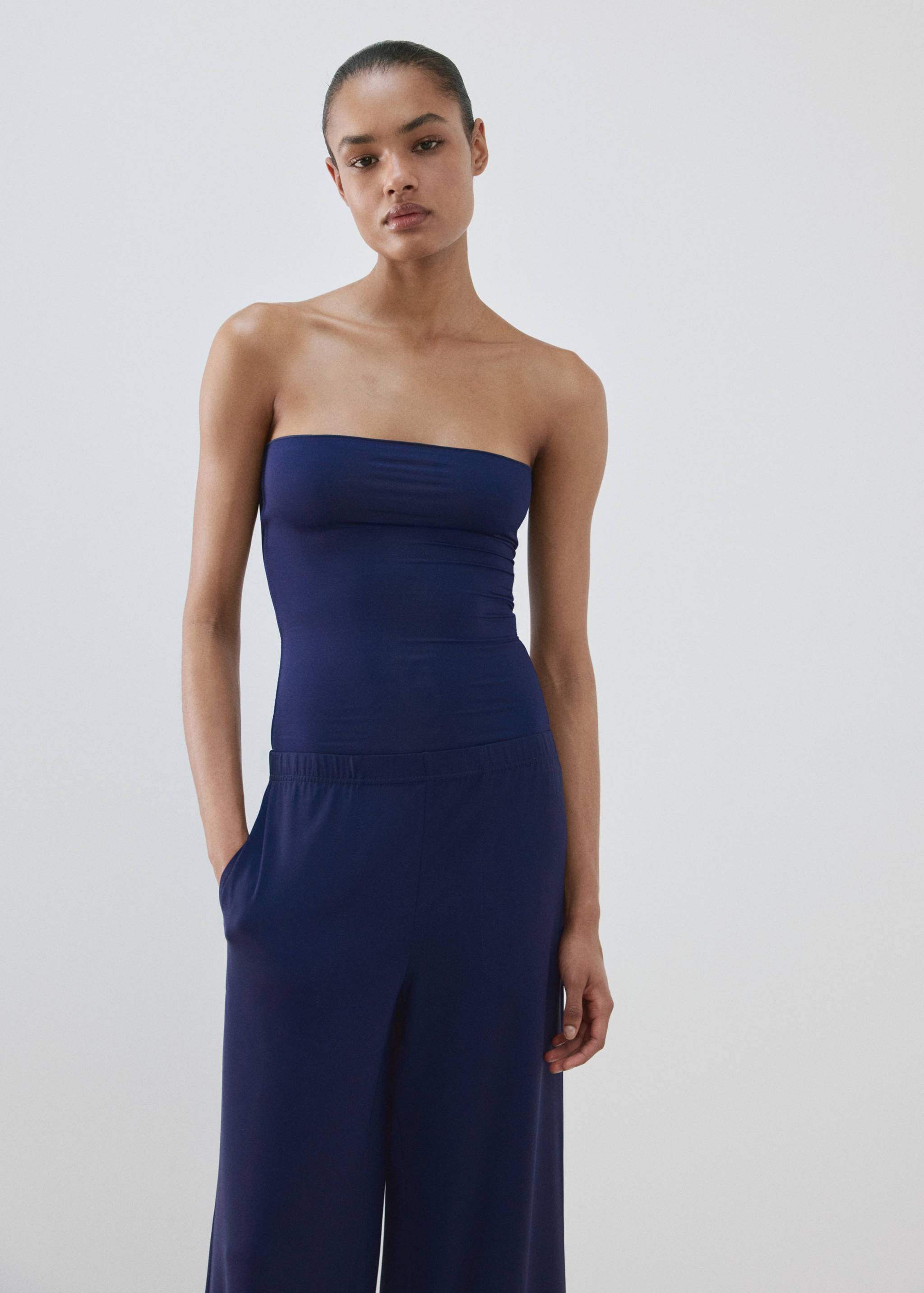 Pantalon fluide taille élastique - Détail de l'article 1