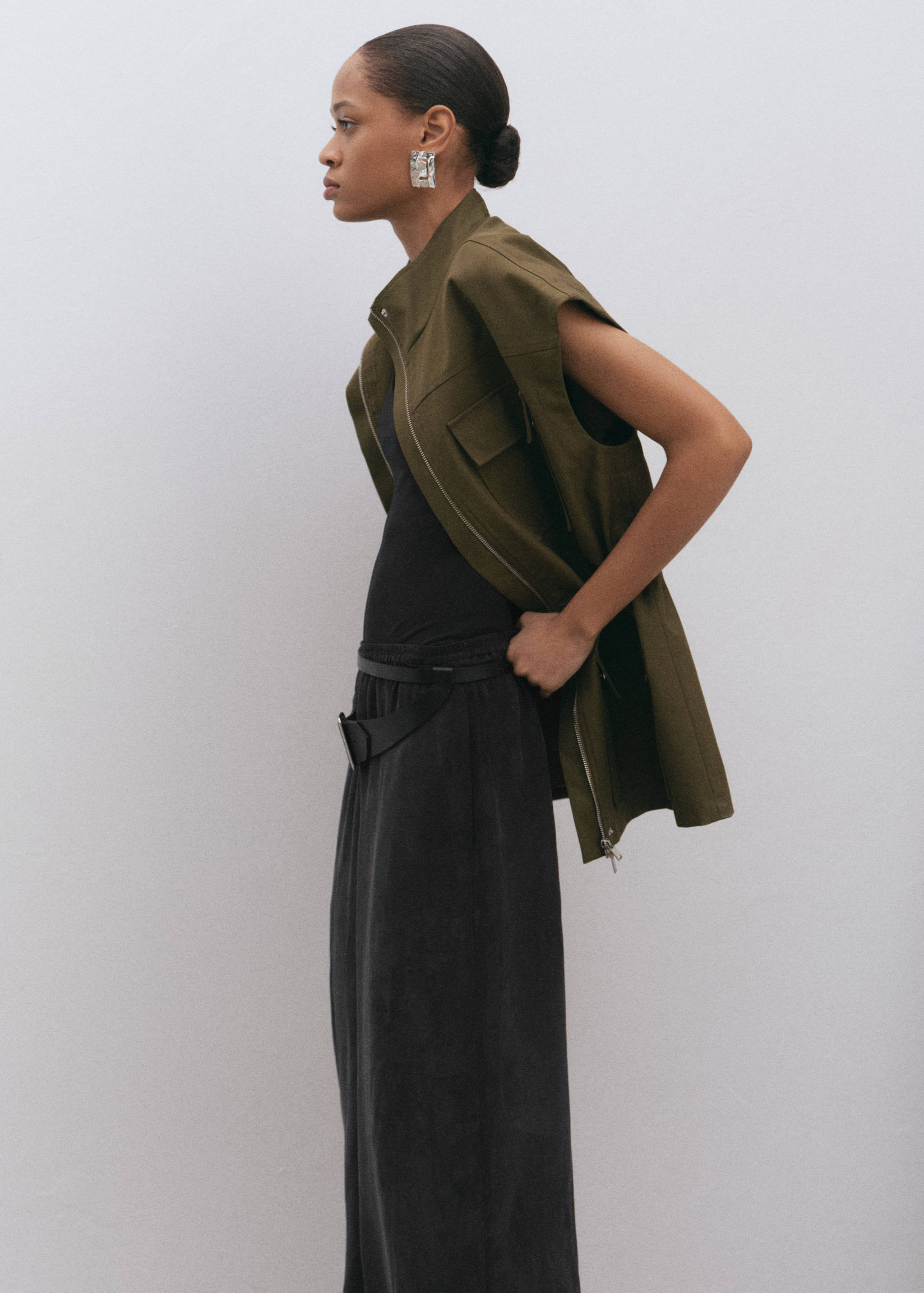 Pantalon ballon taille élastique - Détail de l'article 1