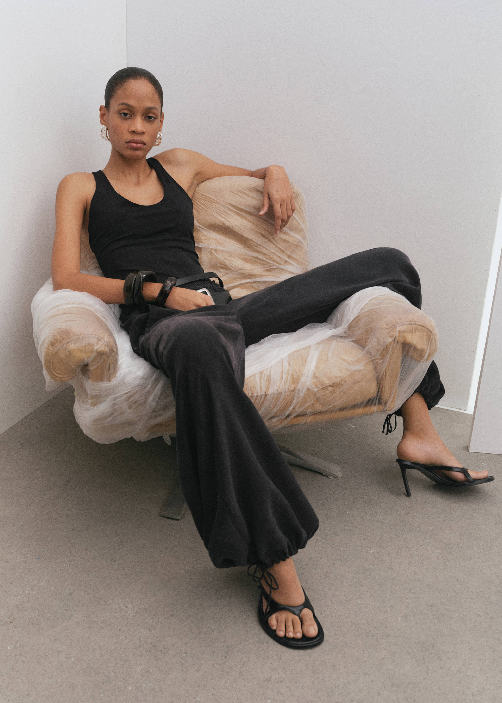 Pantalon ballon taille élastique - Détail de l'article 2