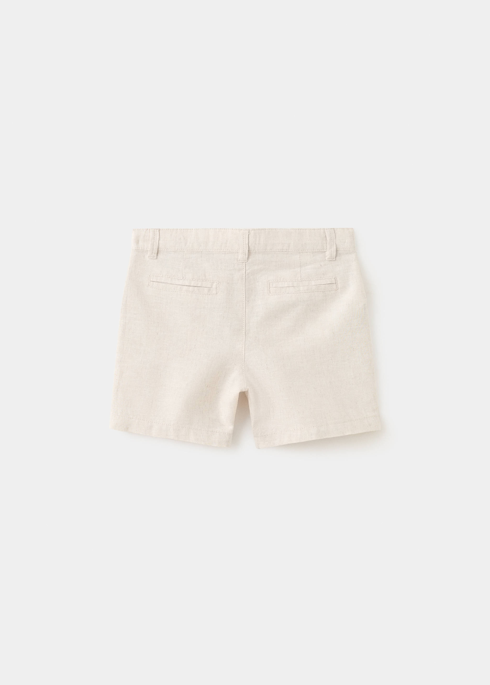 Bermudas lino - Reverso del artículo