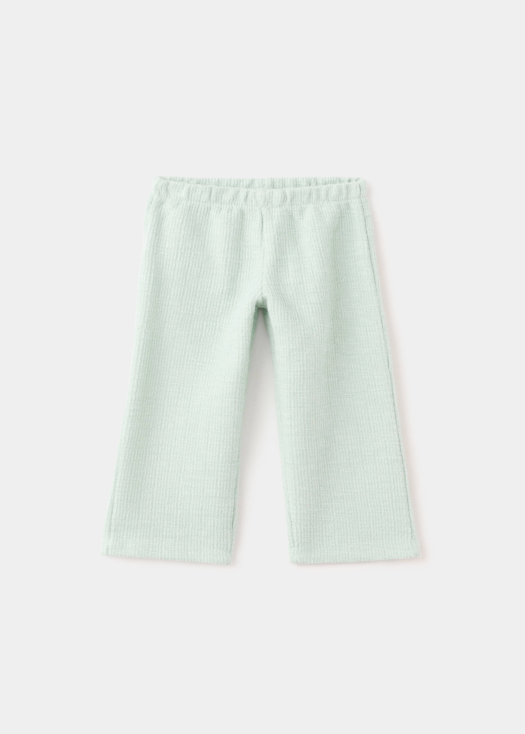Straight knitted pants - Article without model