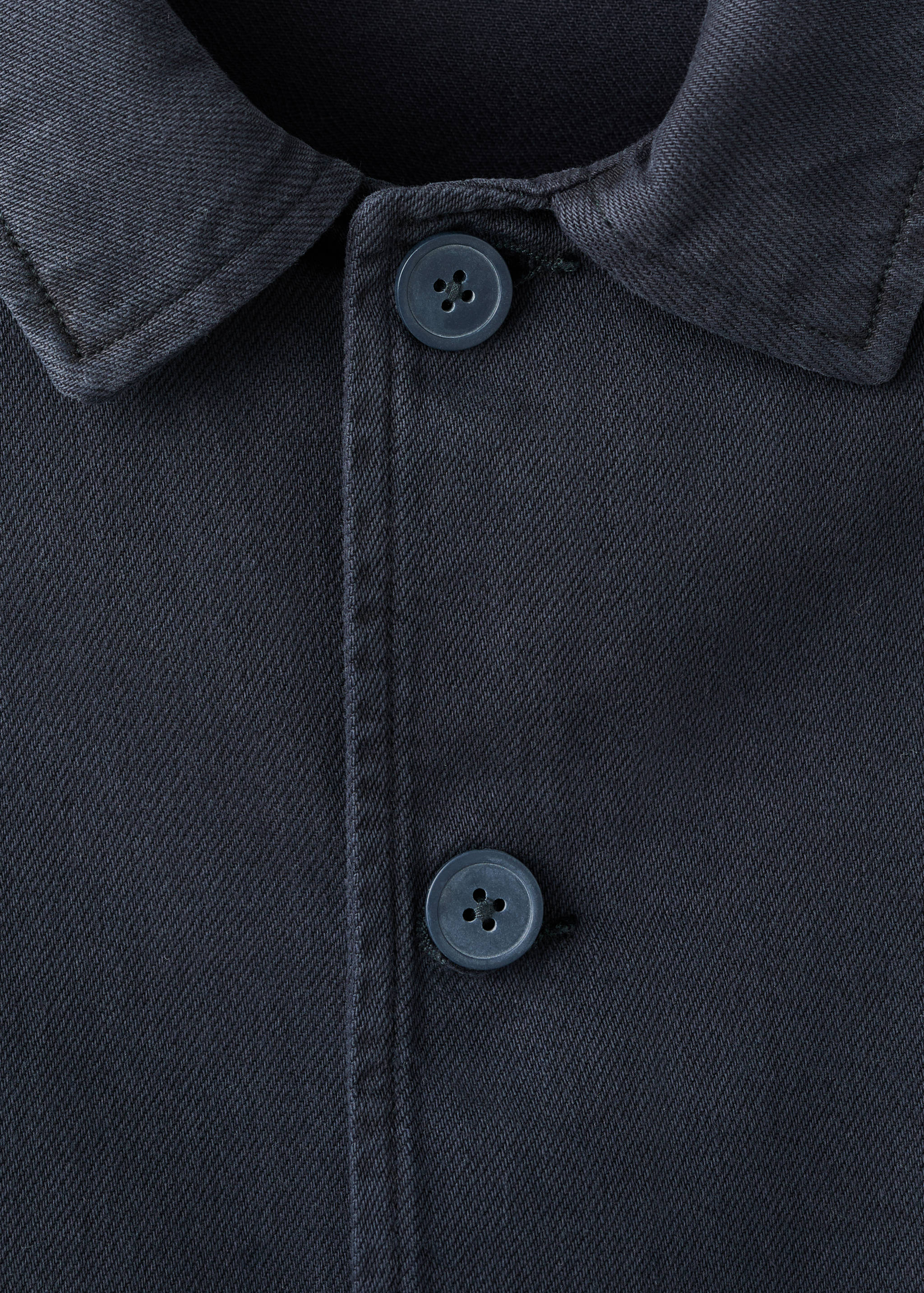 Pocketed cotton overshirt - Details of the article 8