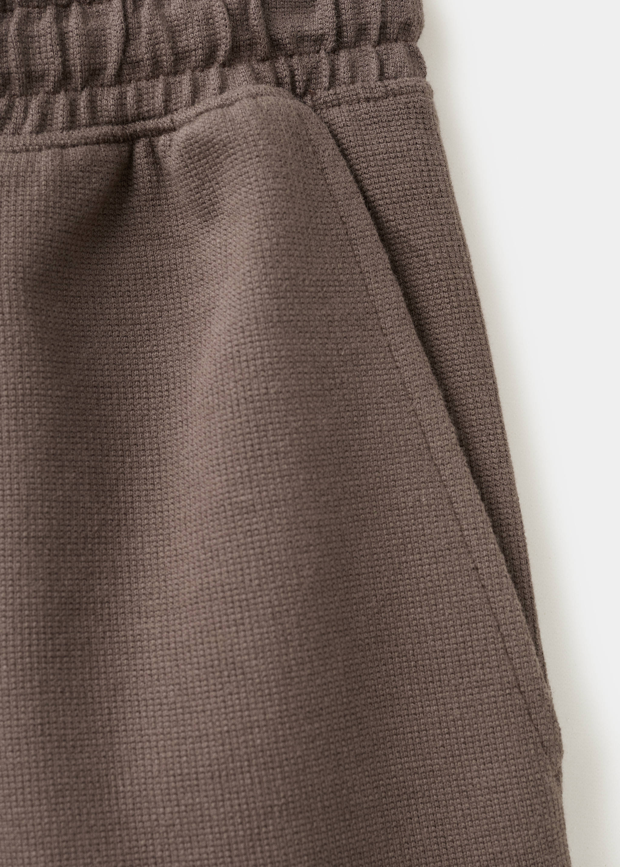 Cotton shorts with drawstring - Details of the article 8