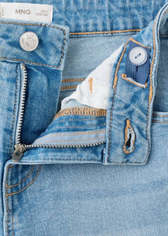 Straight-fit denim bermuda shorts — Medium Blue 3