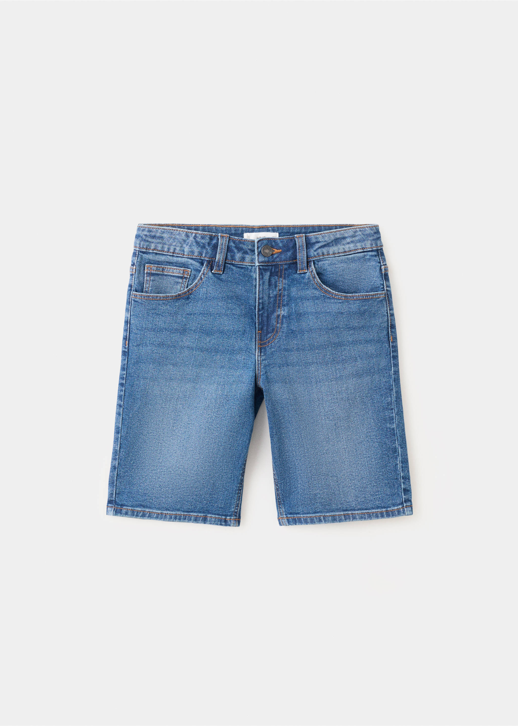 Bermudas vaqueras rectas - Artículo sin modelo, Azul oscuro. Ref: 27076348-00.