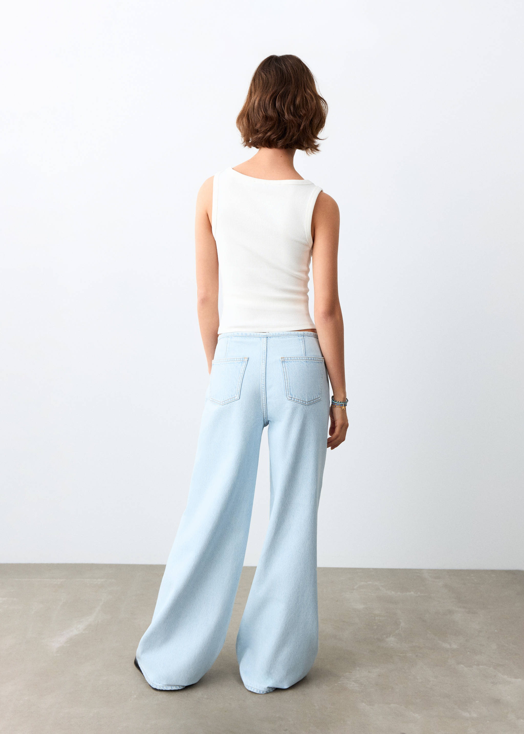 Essential cotton top - Reverse of the article