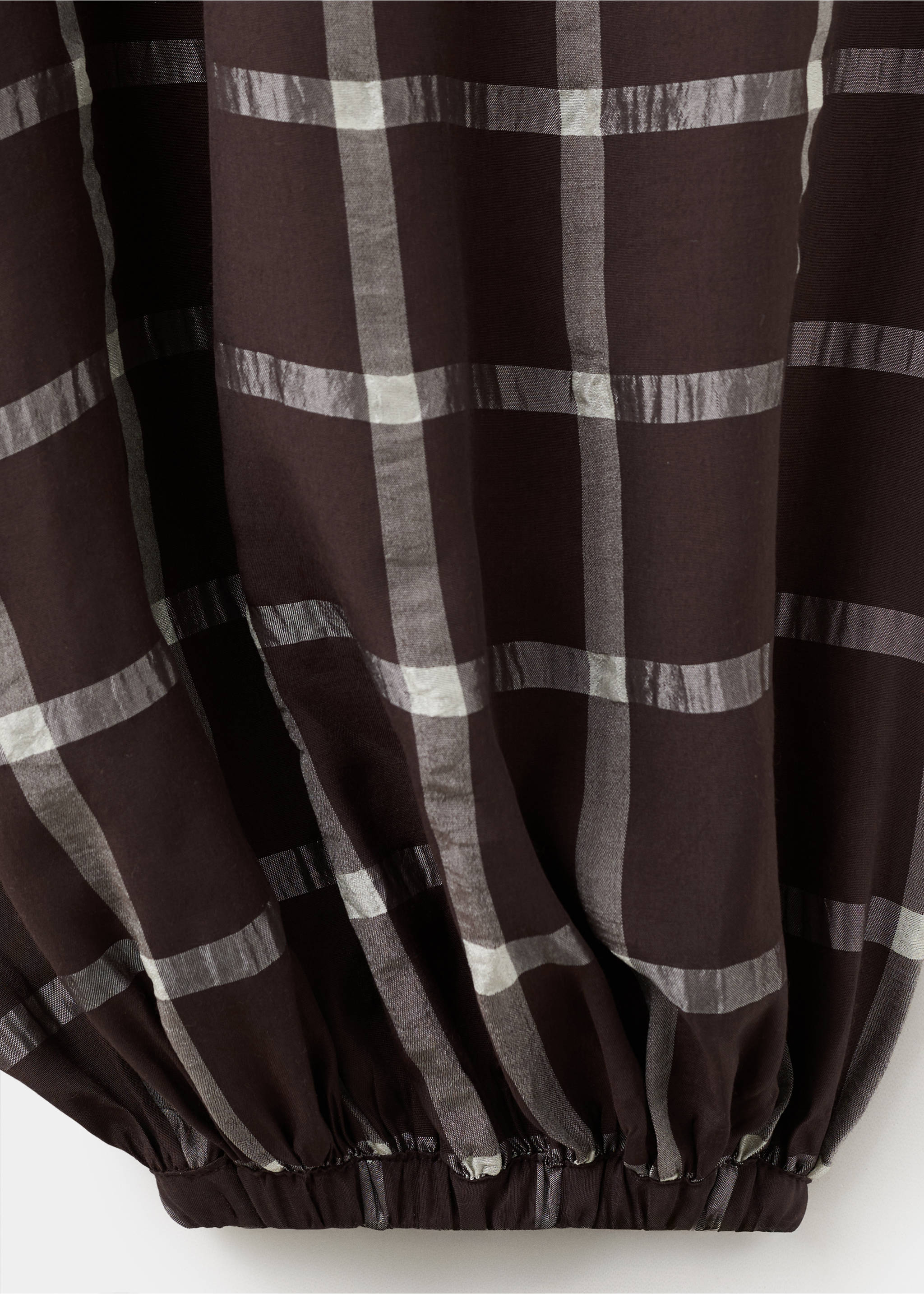 Mid-rise harem pants - Details of the article 0, Burgundy. Ref: 27076361-00.