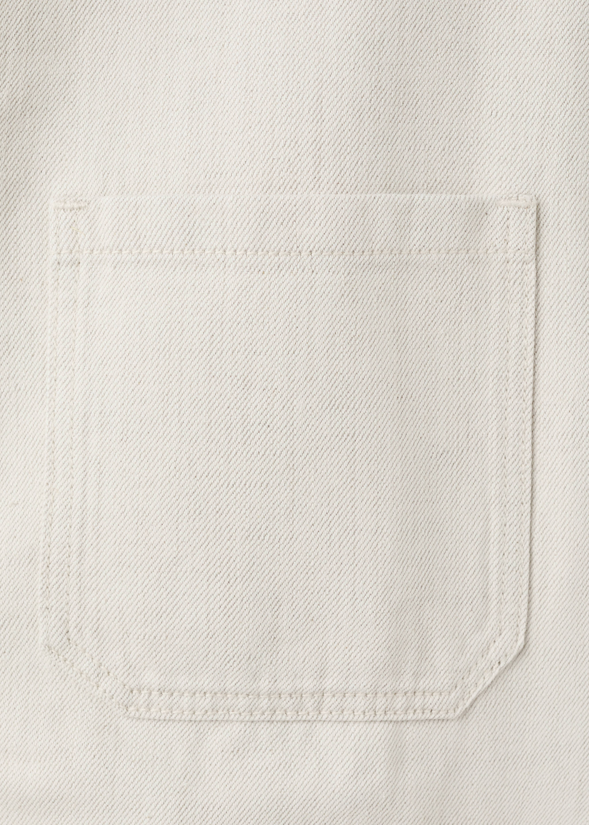 Cotton-linen denim jacket - Details of the article 7