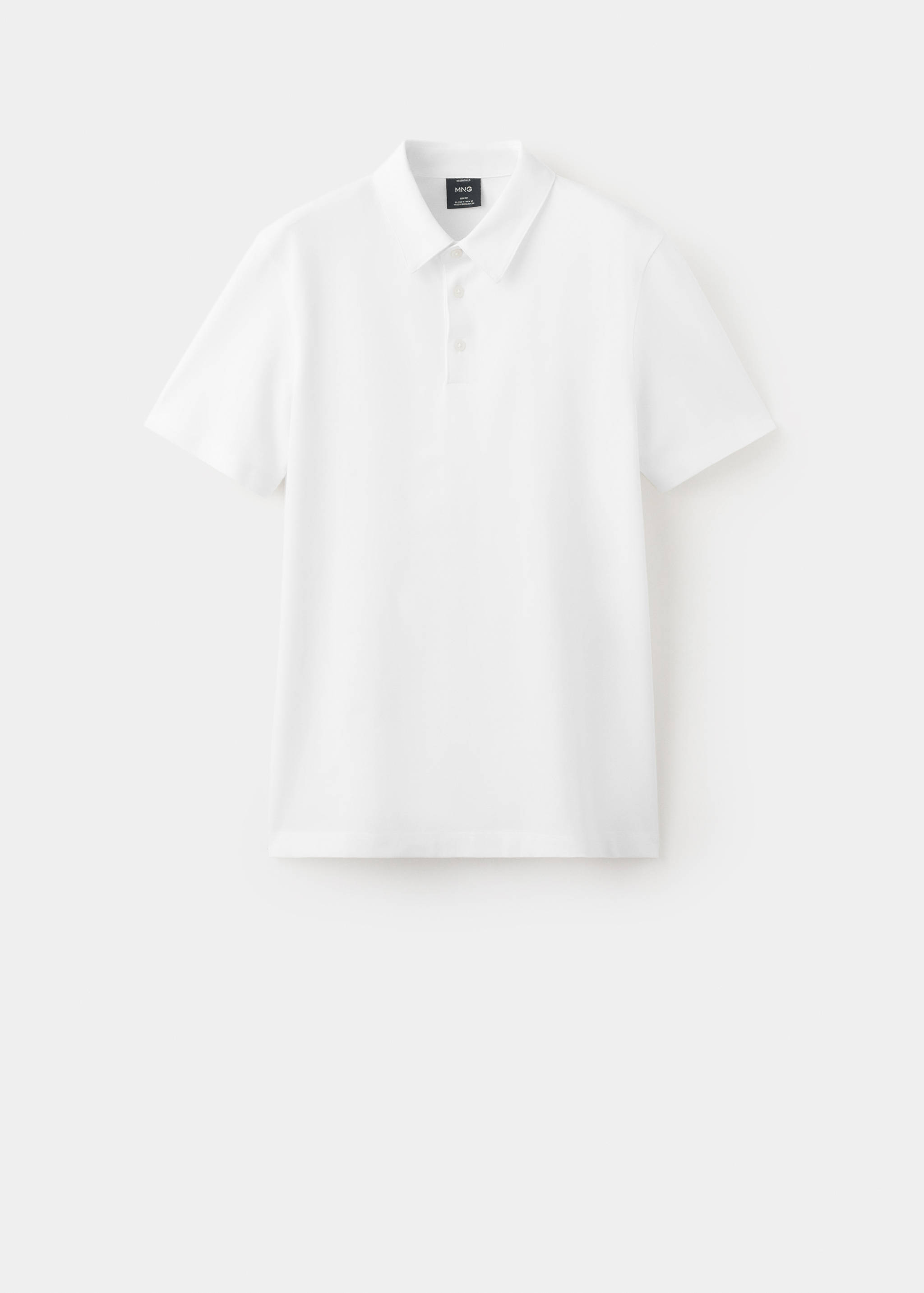 Slim fit piqué polo - Article without model