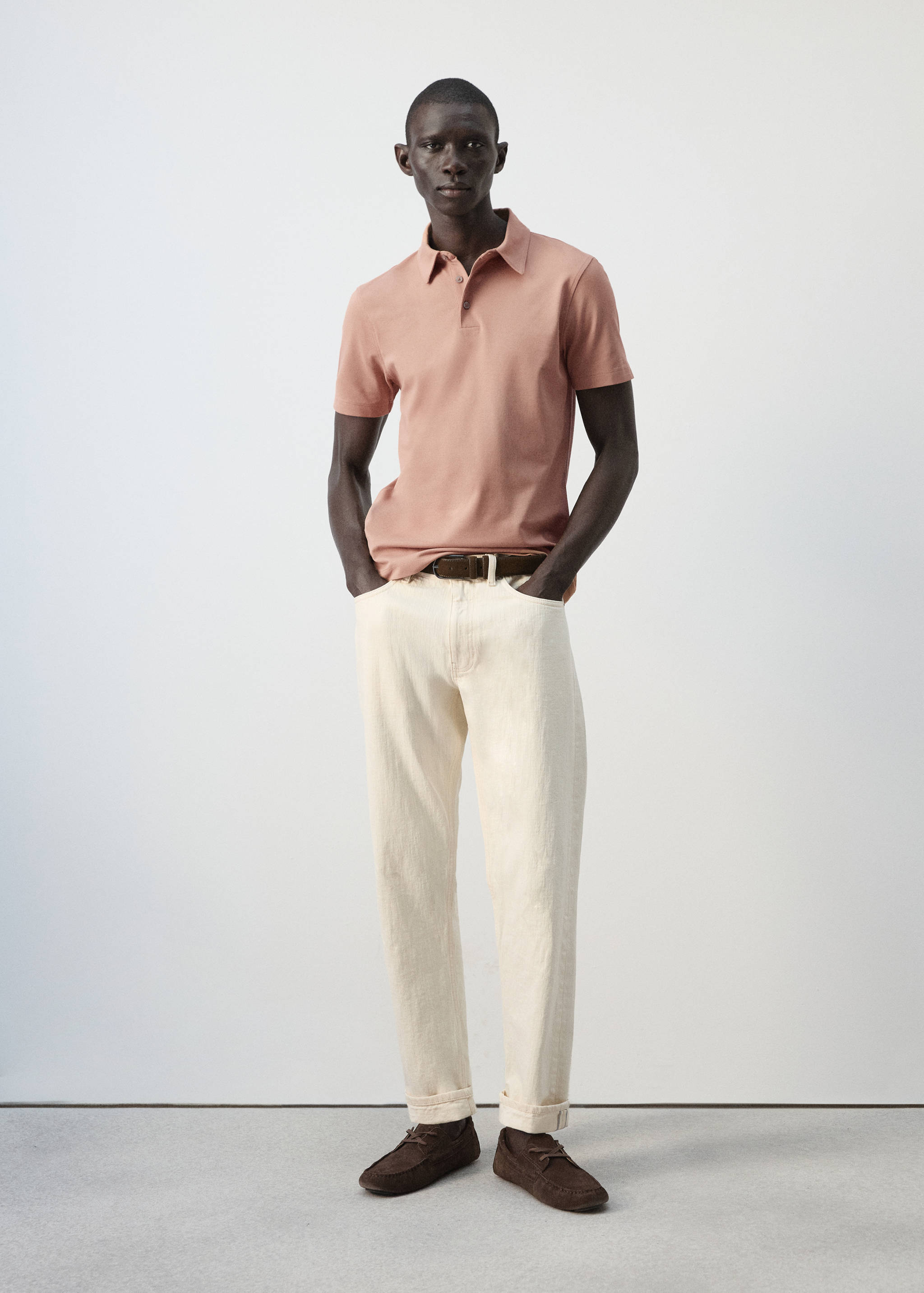 Polo piqué slim-fit - Plan général