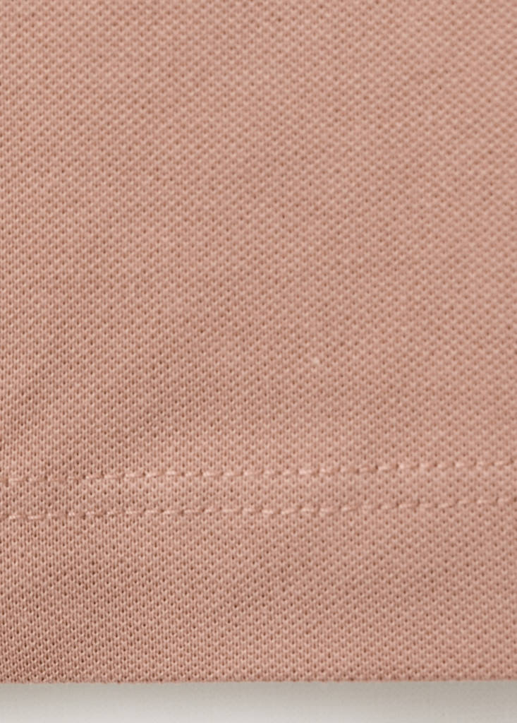 Slim fit piqué polo — Peach
