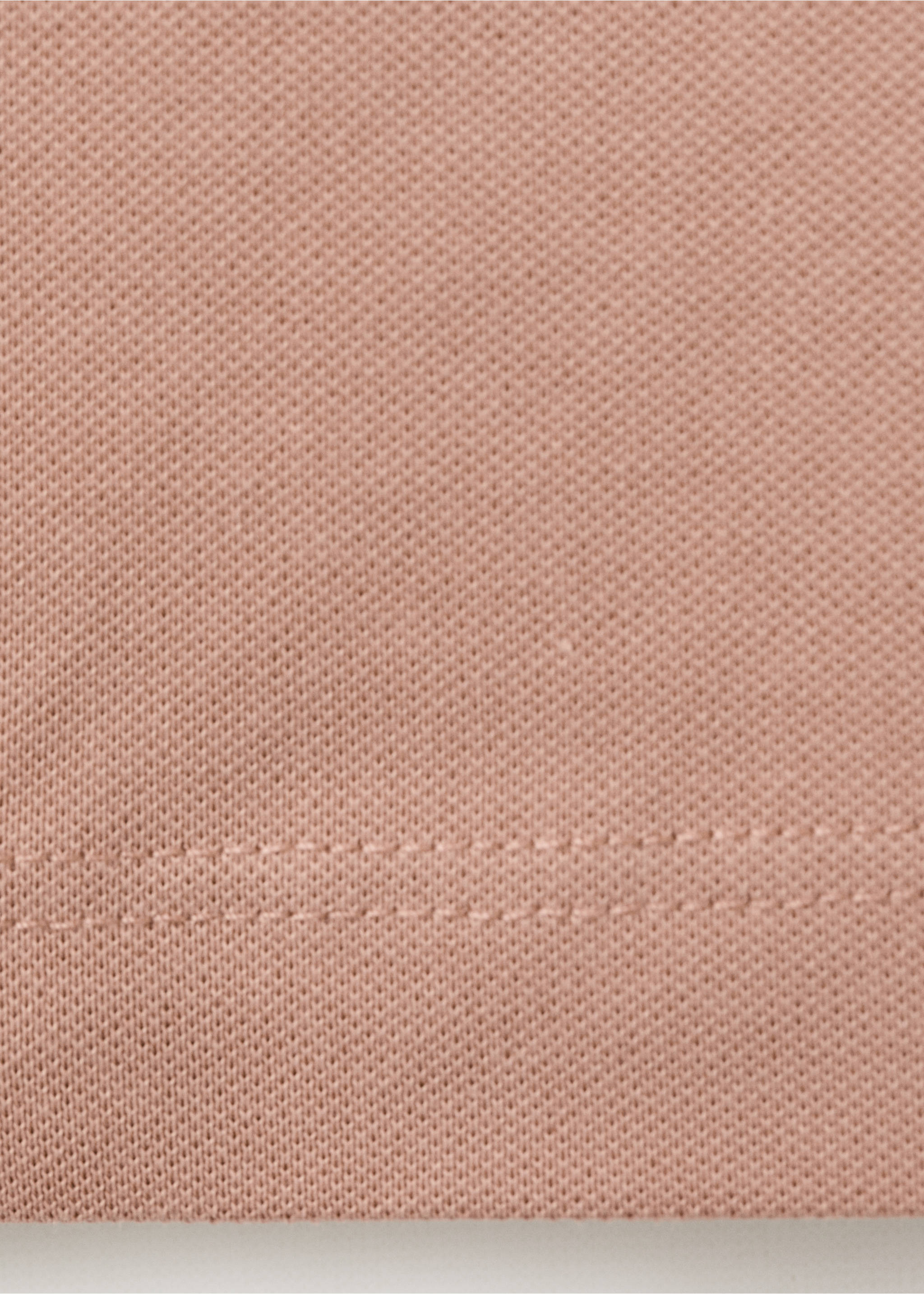 修身版型珠地布Polo衫 - null, 浅桃色. Ref: 27076711-00.