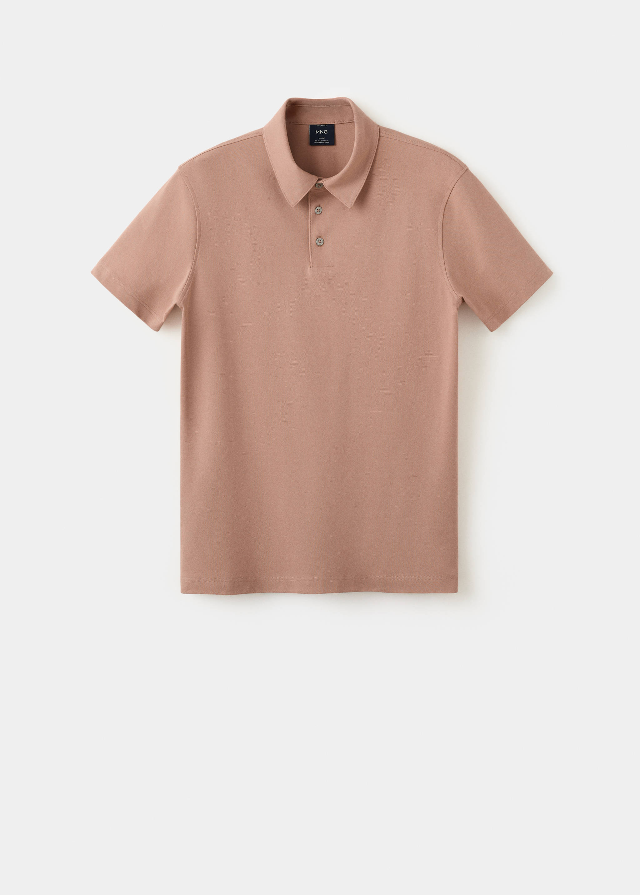 Slim fit piqué polo - Article without model