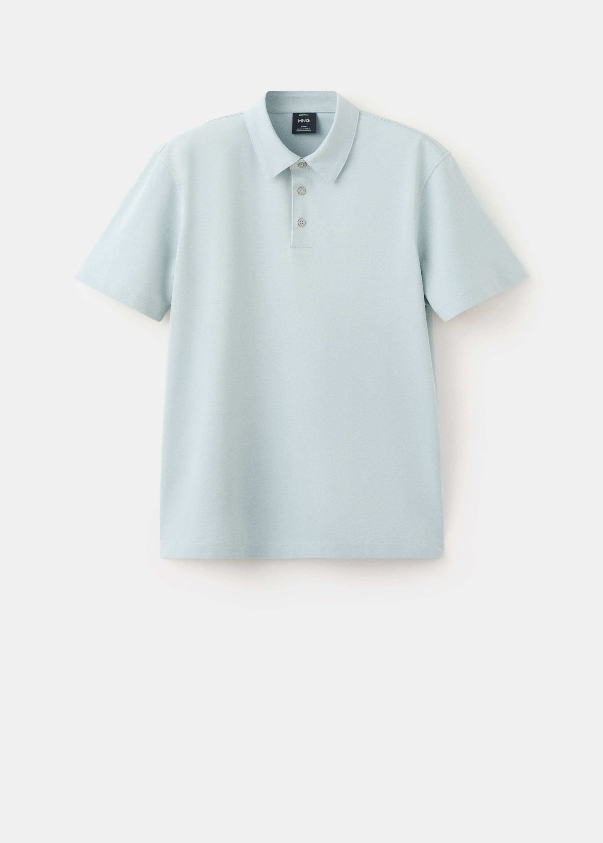 Slim fit piqué polo - Article without model
