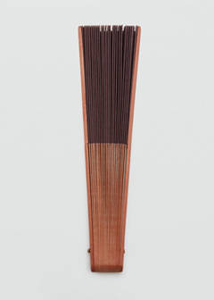 Smooth wooden fan — Brown 3
