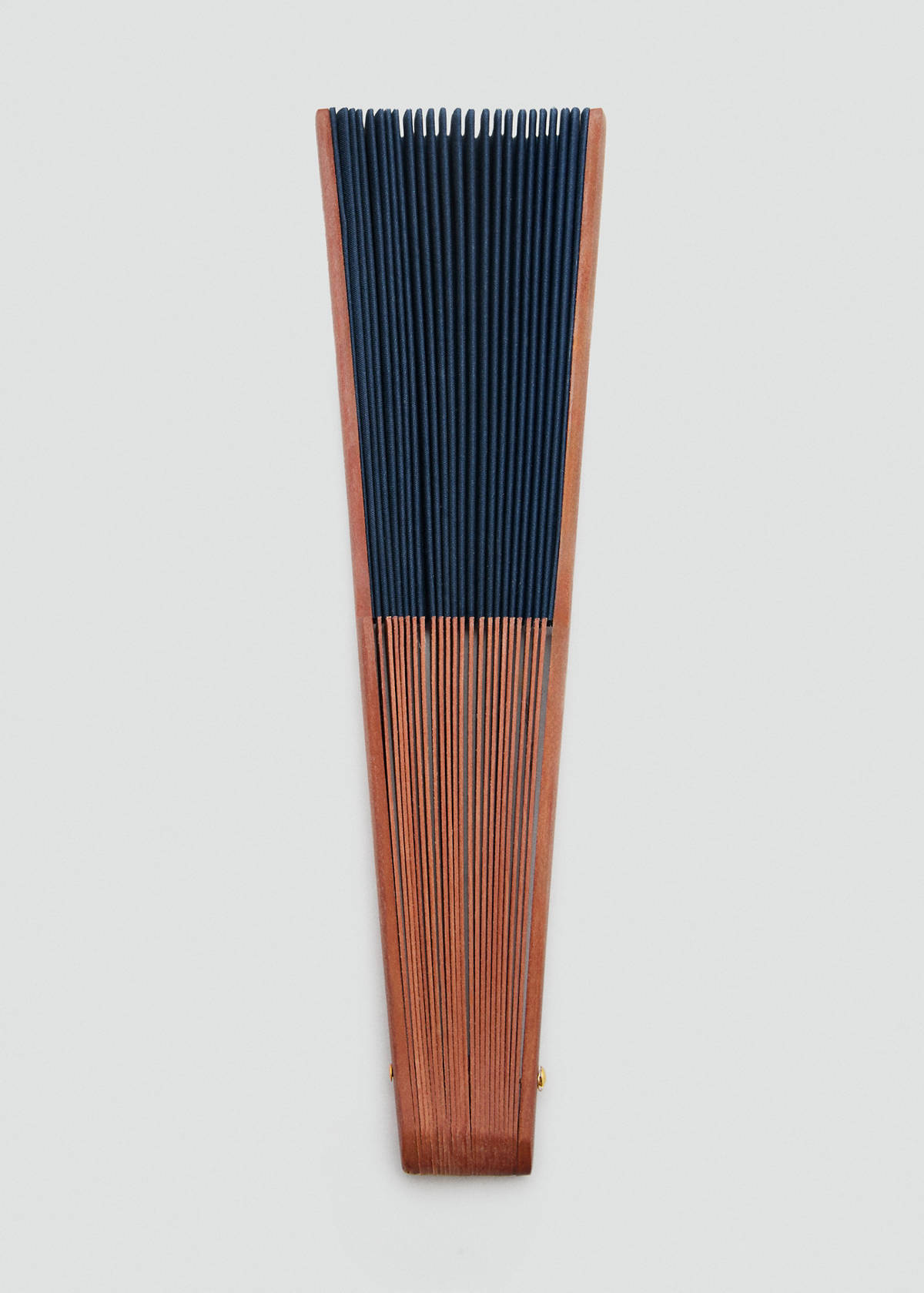 Smooth wooden fan — Navy
