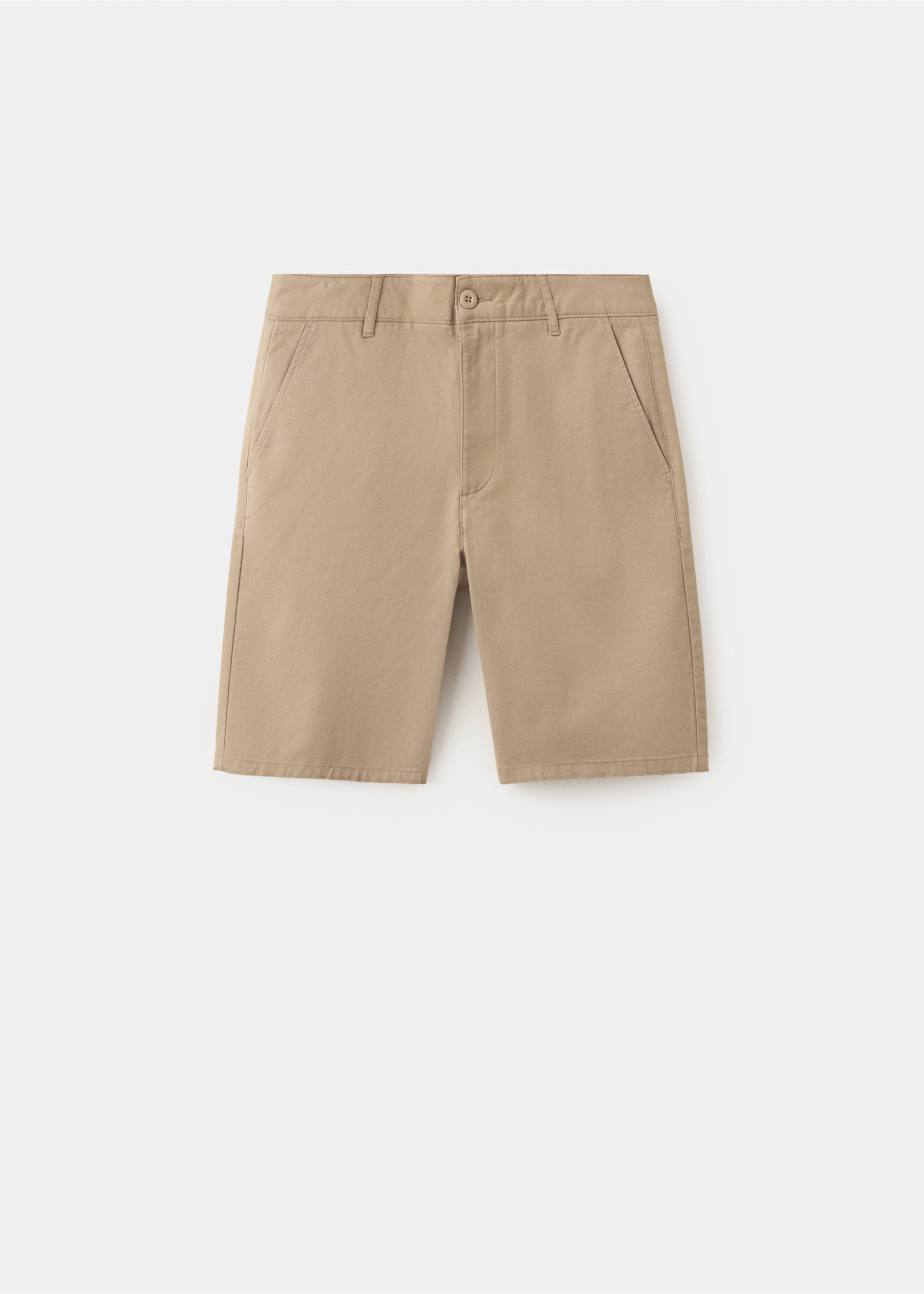 Cotton Bermuda shorts - Article without model, Beige. Ref: 27076714-00.