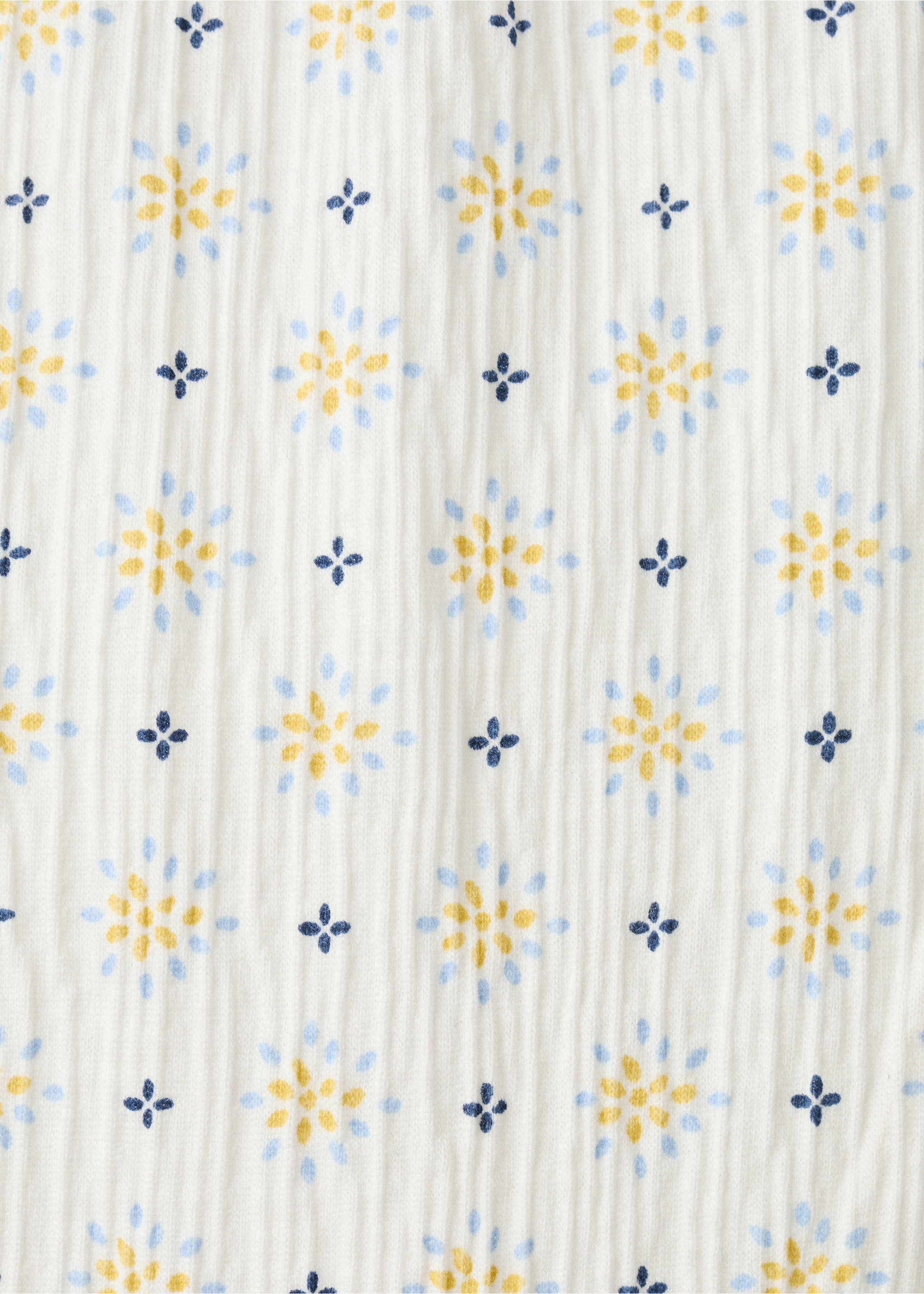 Pijama algodón estampado - Detalle del artículo 8, Blanco roto. Ref: 27076715-00.