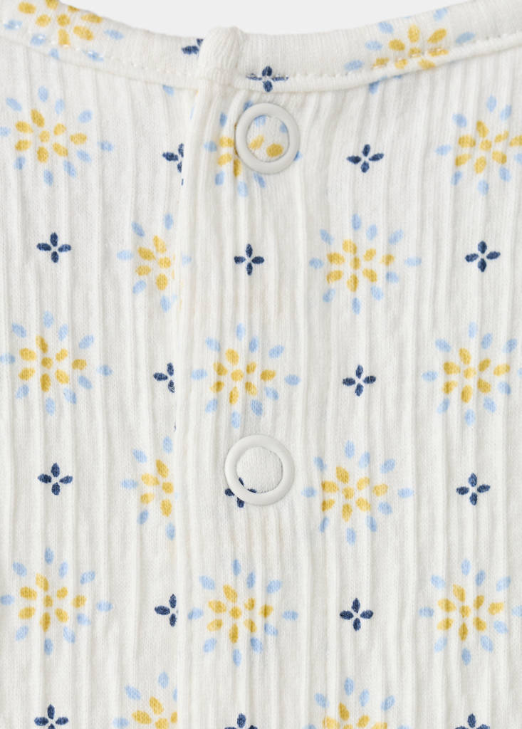 Printed cotton pyjamas — Off White