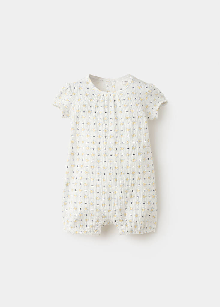 Printed cotton pyjamas — Off White
