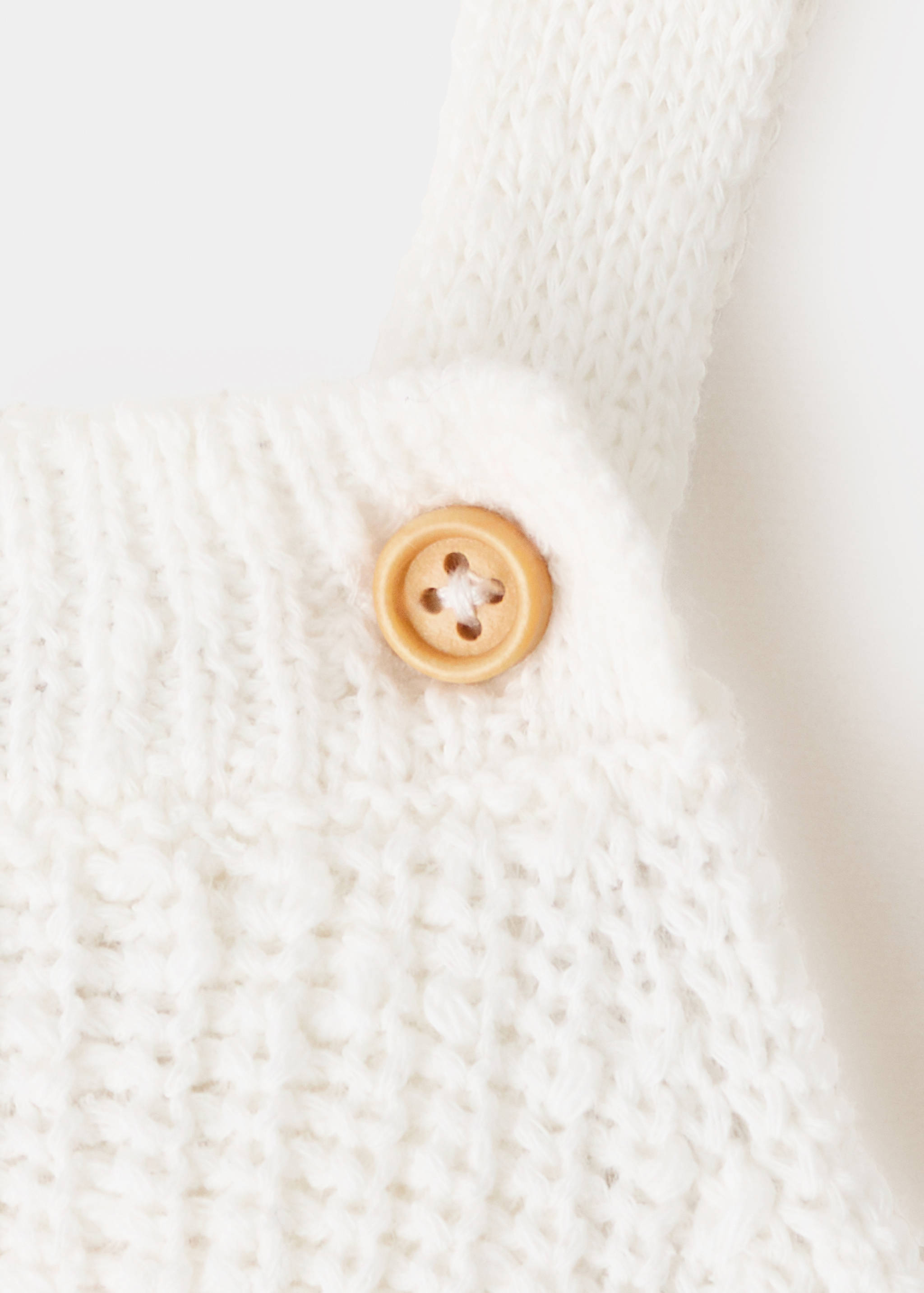 Striped knitted romper - Details of the article 0