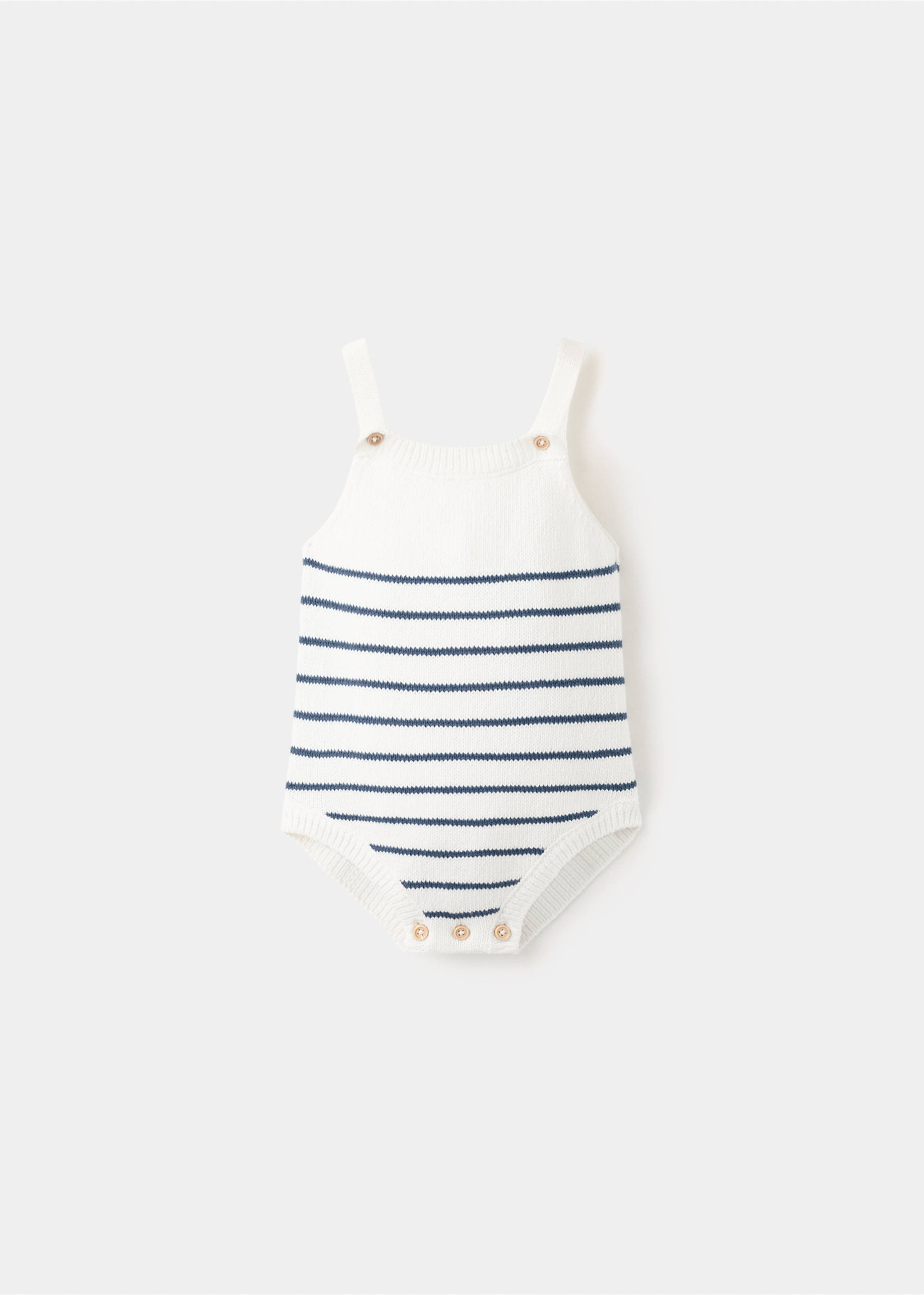 Prugasti pleteni kombinezon - Artikl bez modela, Plava. Ref: 27076717-00.