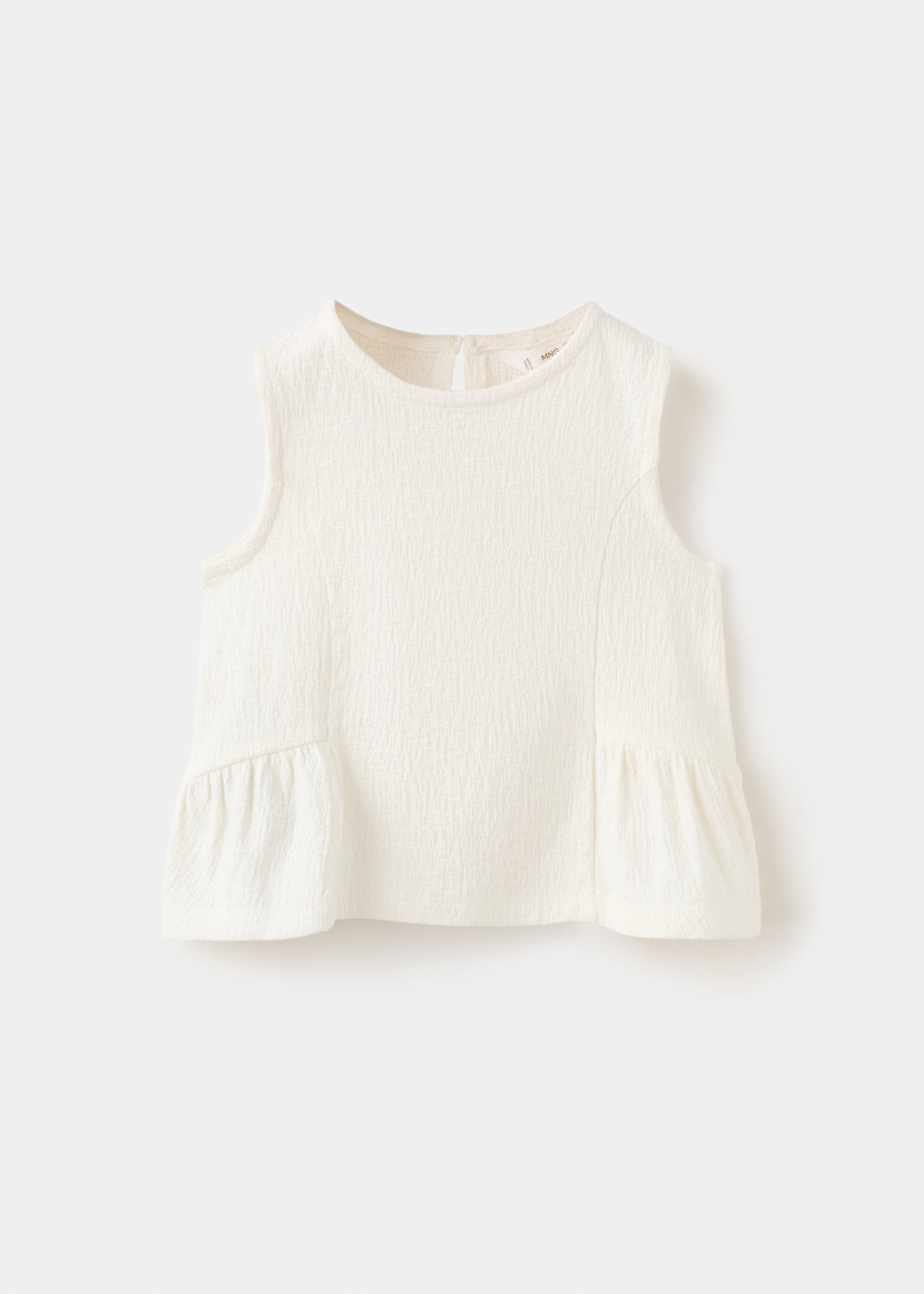 Top with ruffle texture - Article without model