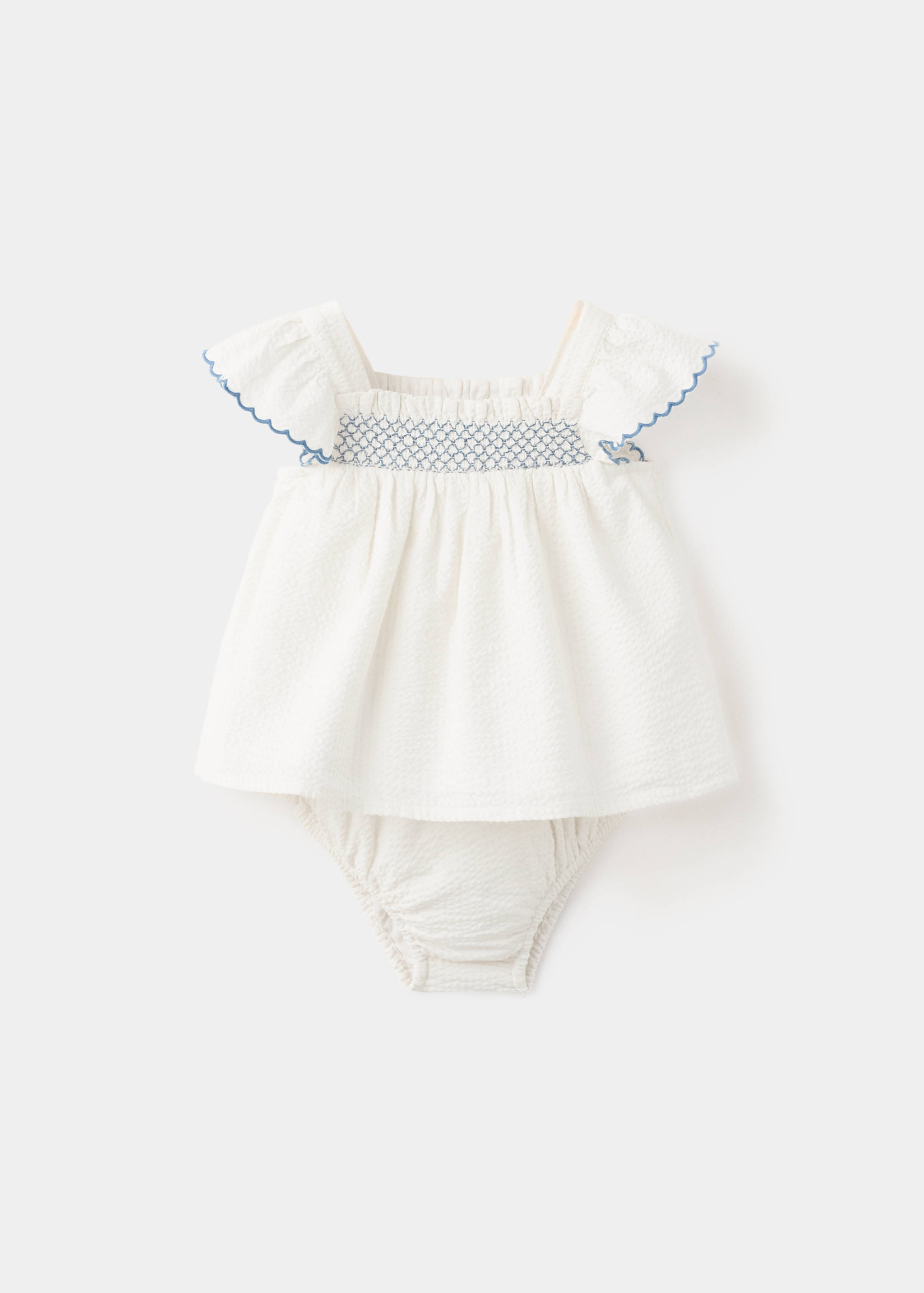 Vestido y ranita detalles bordados - Artículo sin modelo