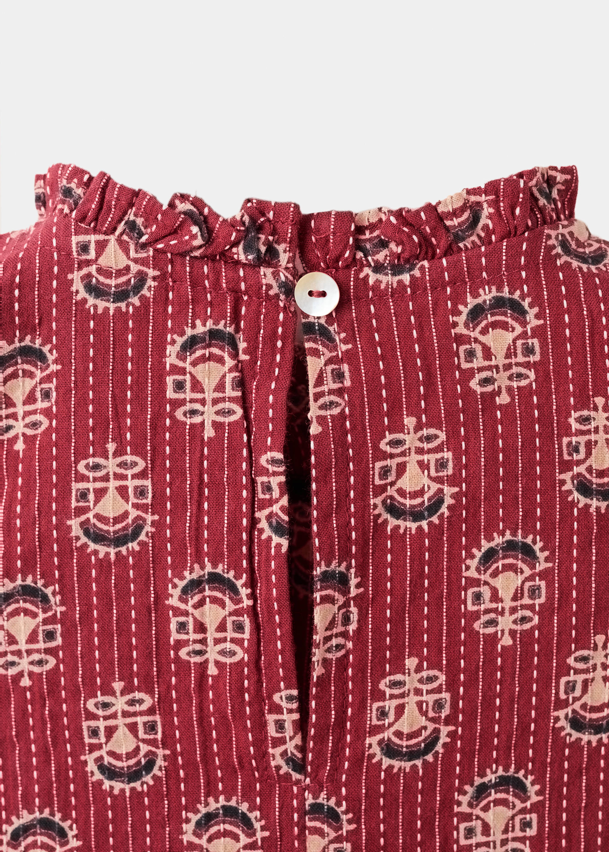 Blusa algodón estampada - Detalle del artículo 0