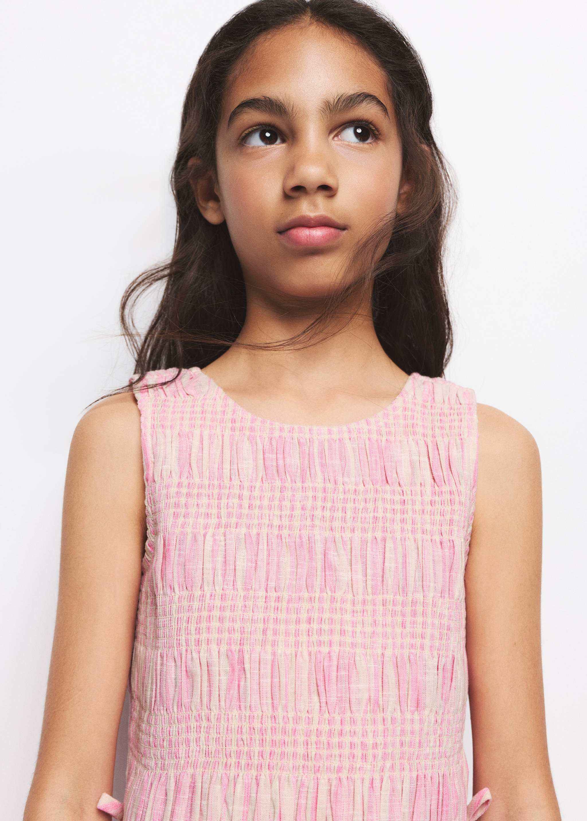 Bow striped dress - Details of the article 1