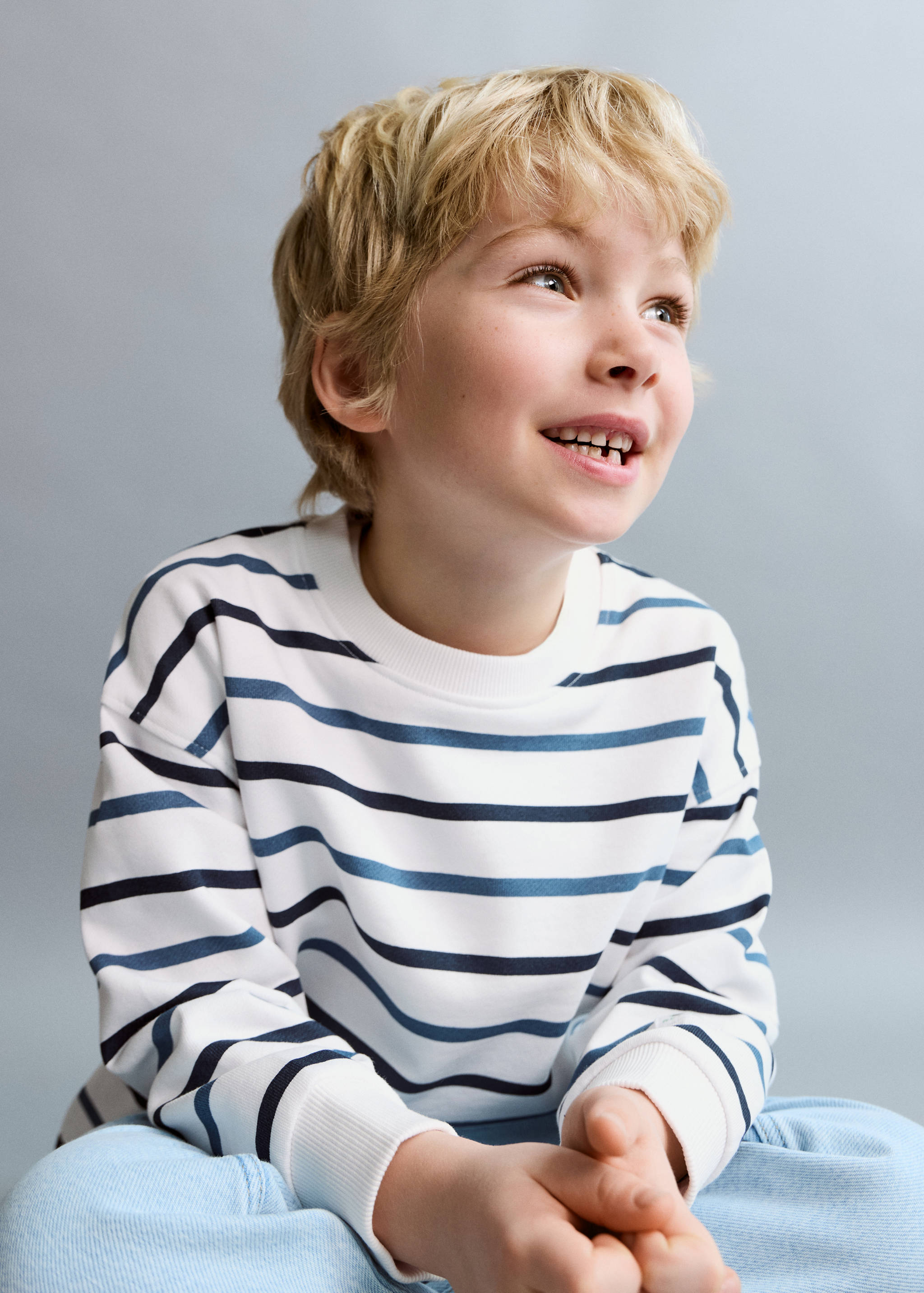 Sudadera algodón rayas - Detalle del artículo 1