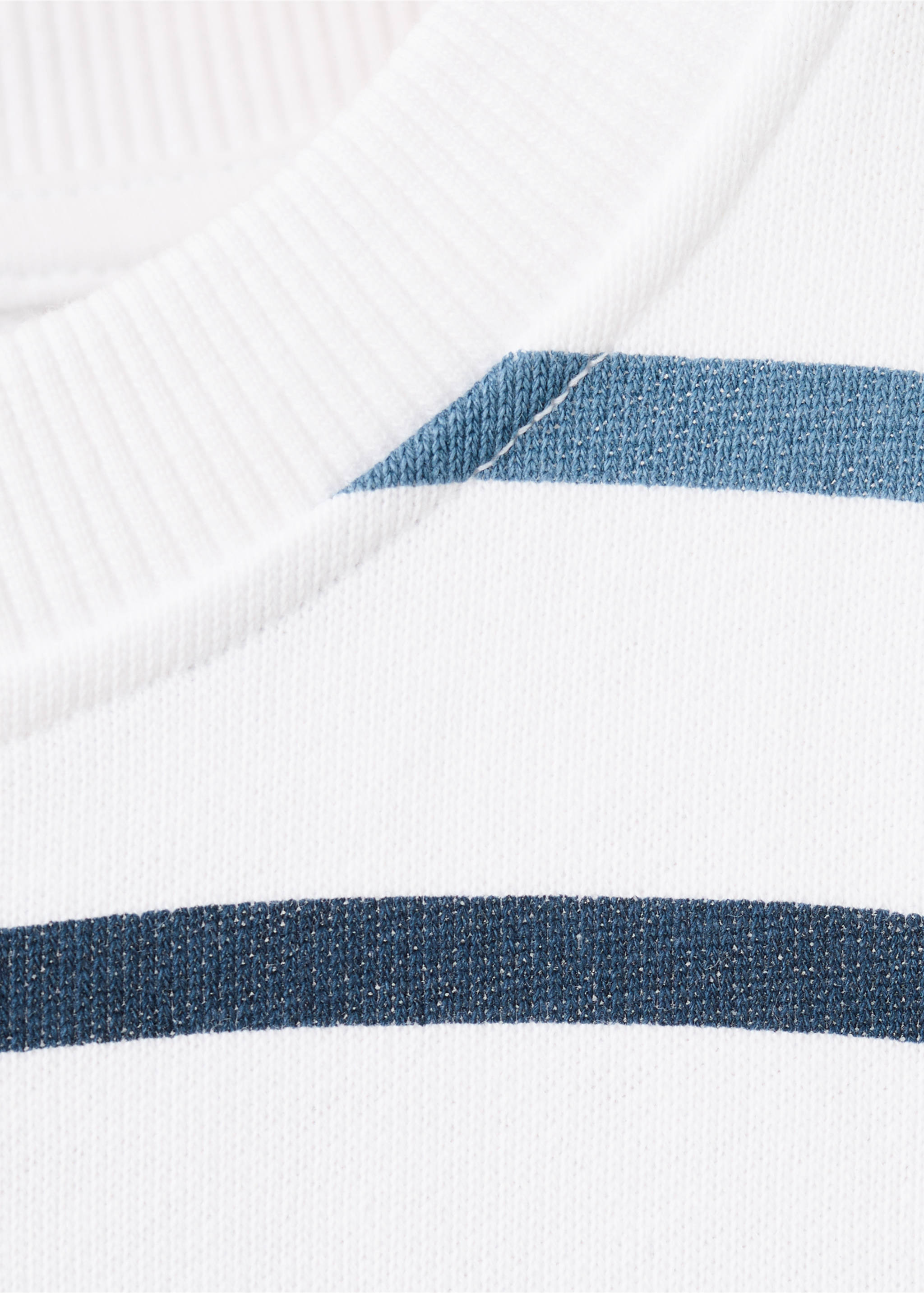Sudadera algodón rayas - Detalle del artículo 8, Azul marino. Ref: 27076732-00.