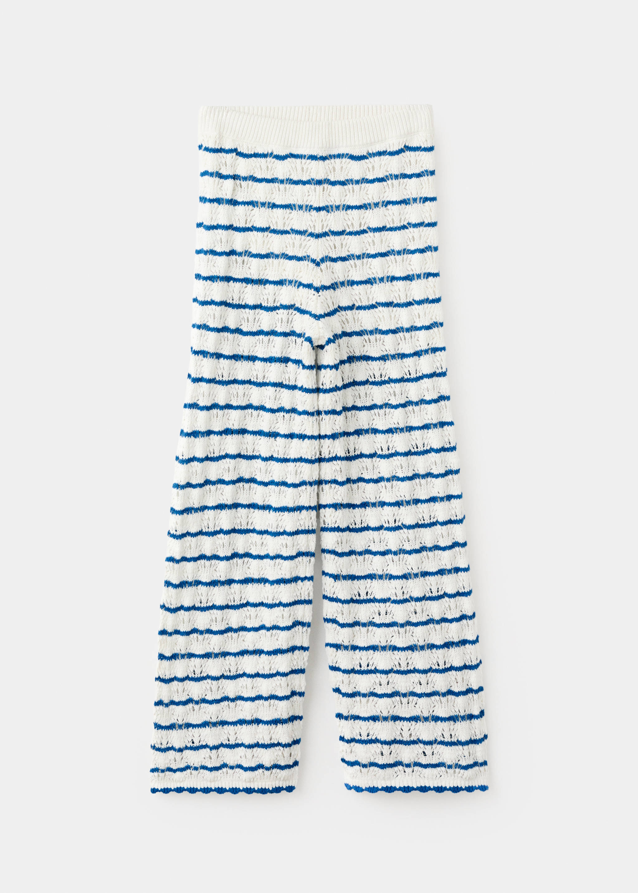Crochet striped trousers - Article without model
