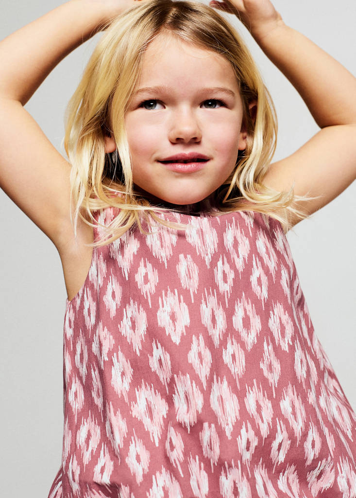 Printed cotton blouse — Strawberry