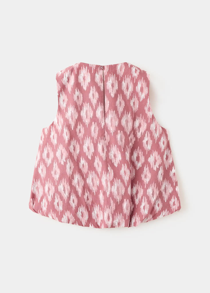 Printed cotton blouse — Strawberry