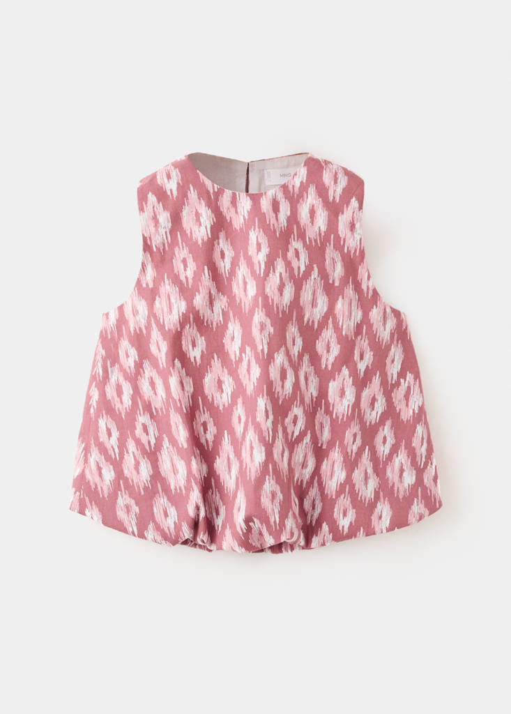 Printed cotton blouse — Strawberry