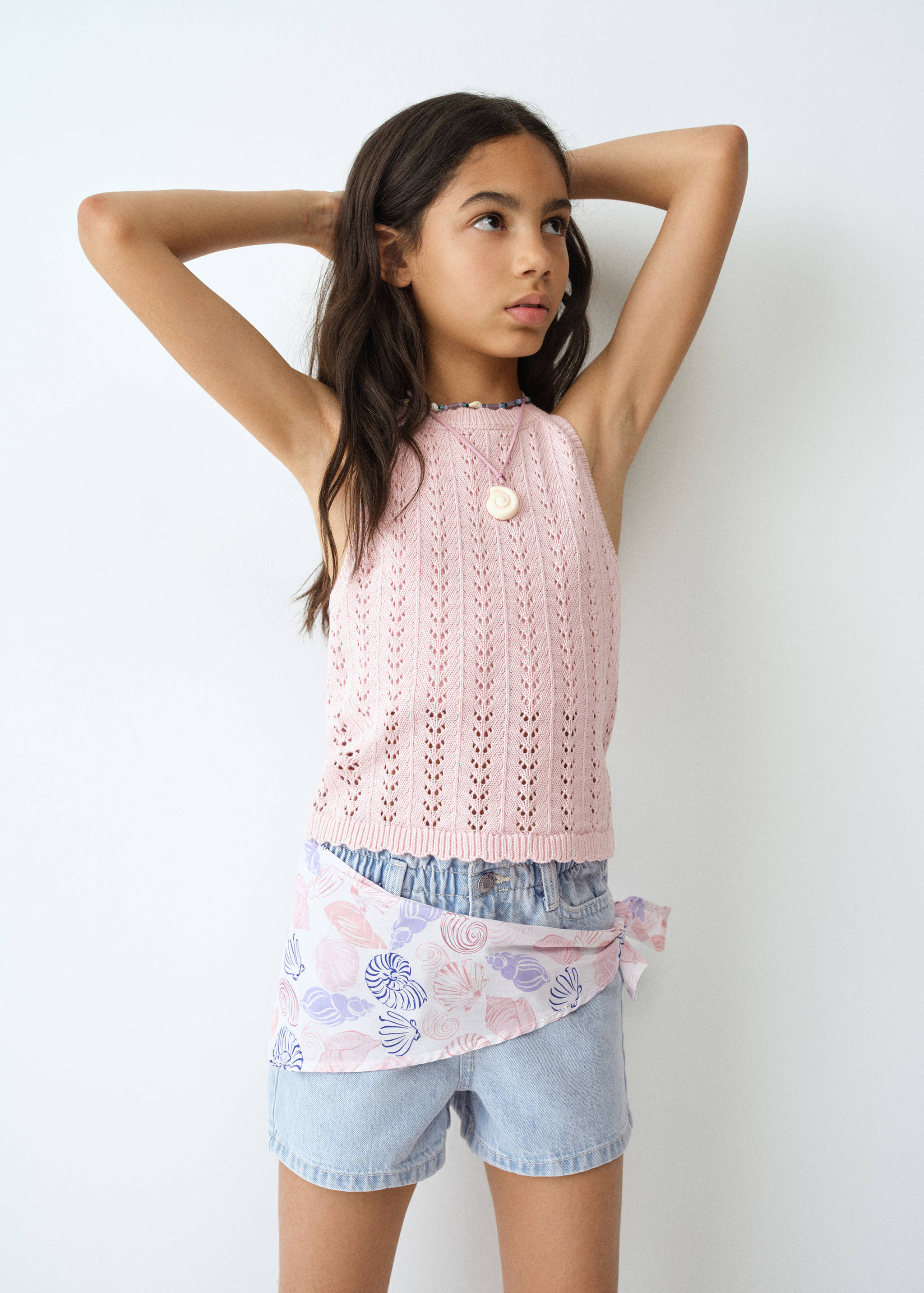 Halter neck crochet top - Details of the article 1