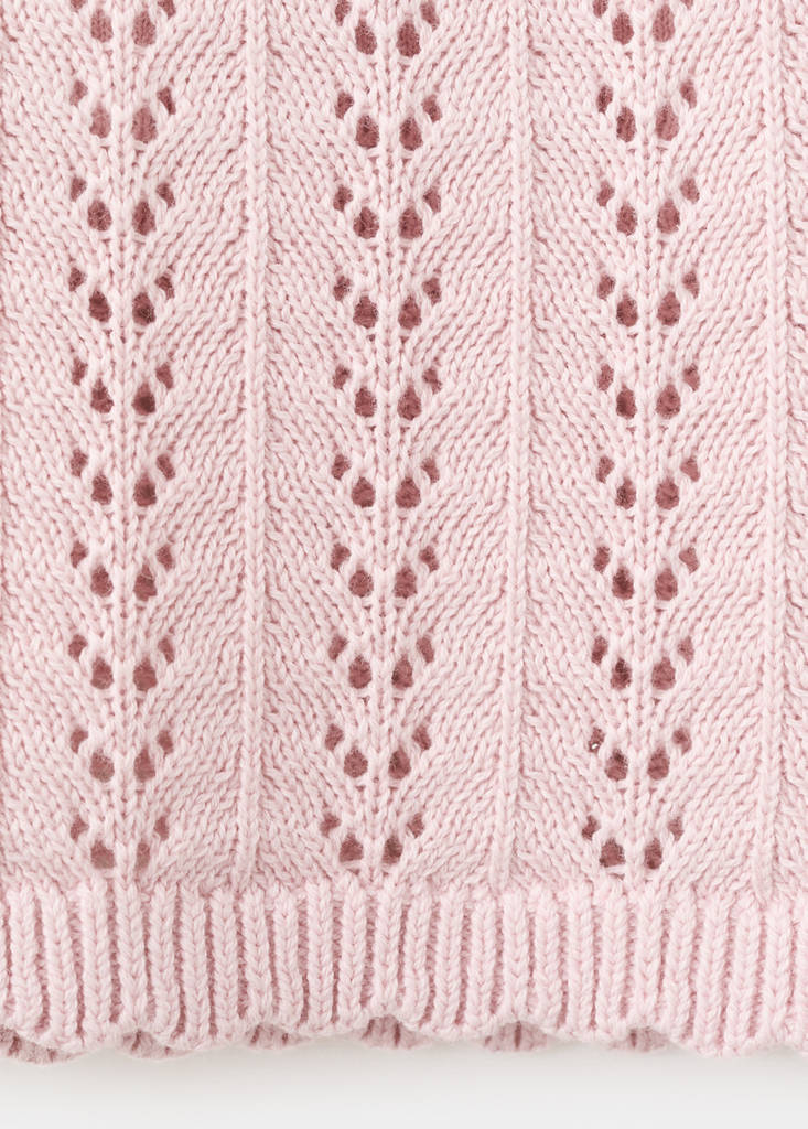 Neckholder-Crochet-Top — Zartrosa