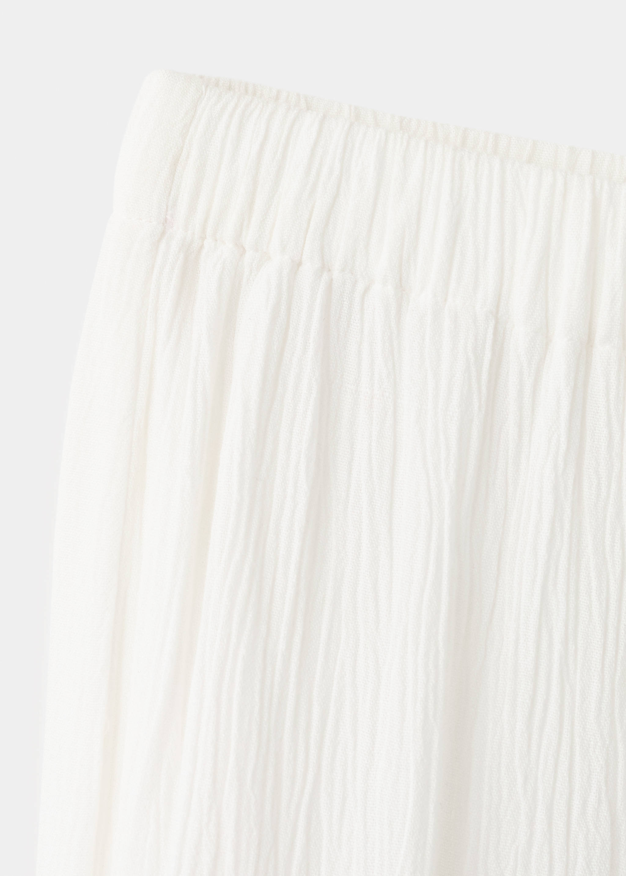 Panel skirt with scalloped details - Details of the article 0