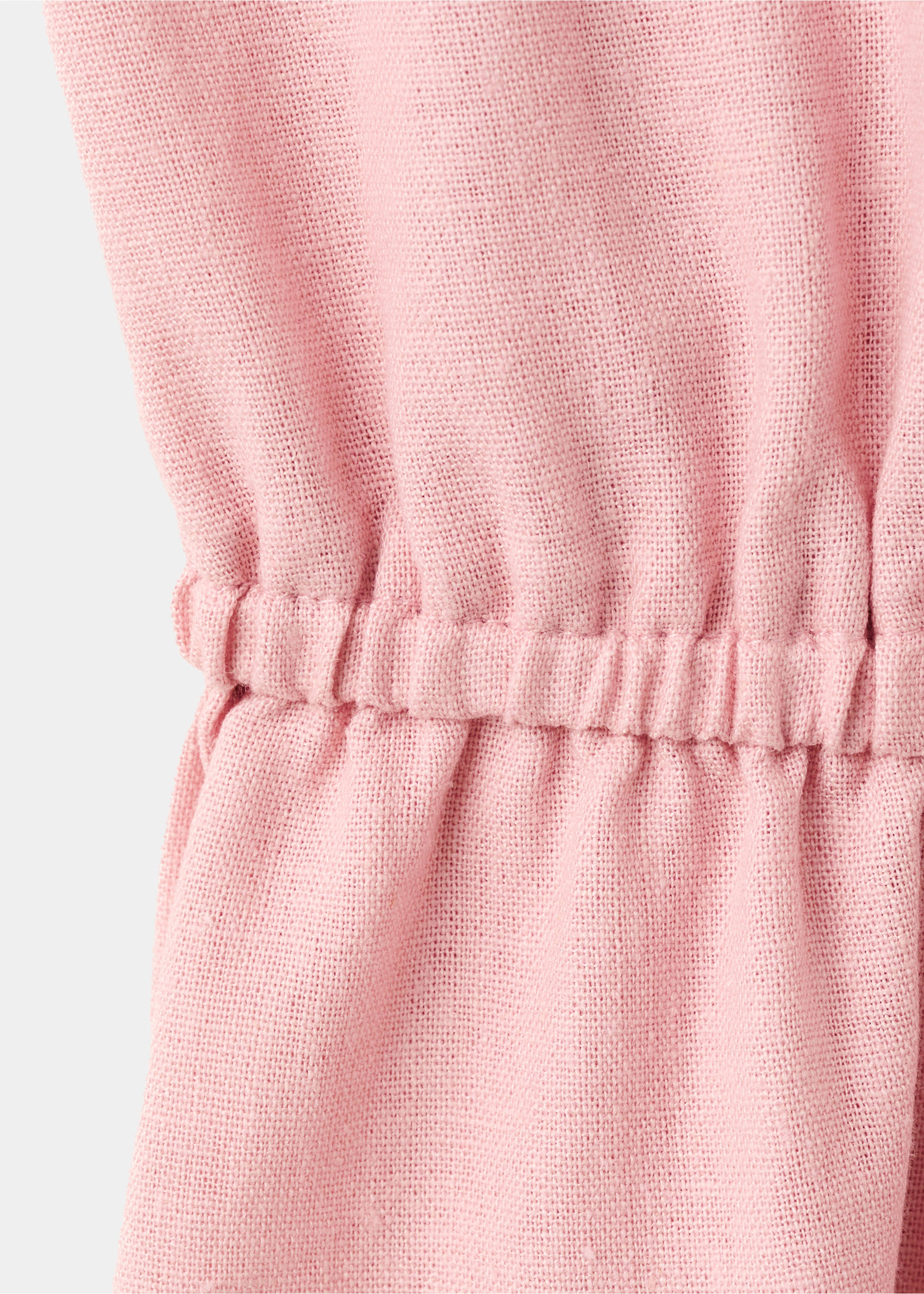 Robe en lin à fleurs - Détail de l'article 0, Rose. Ref: 27076746-00.