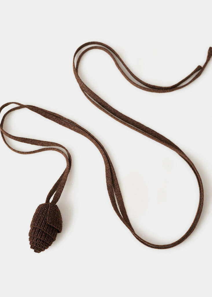 Fine-knit sweater — Chocolate