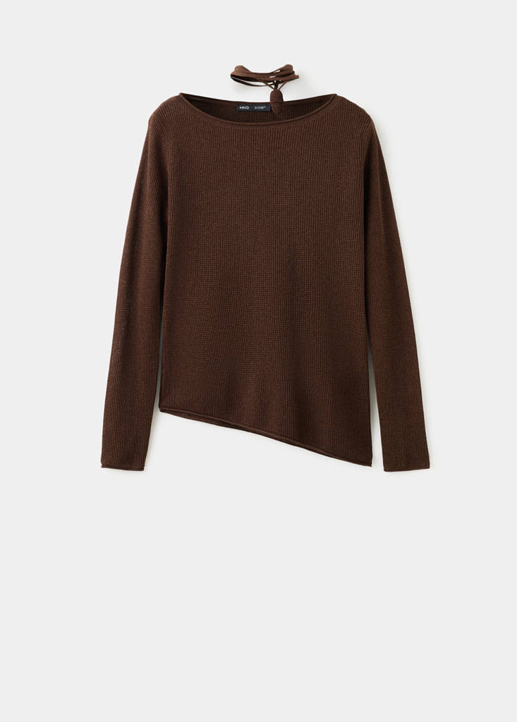 Fine-knit sweater — Chocolate