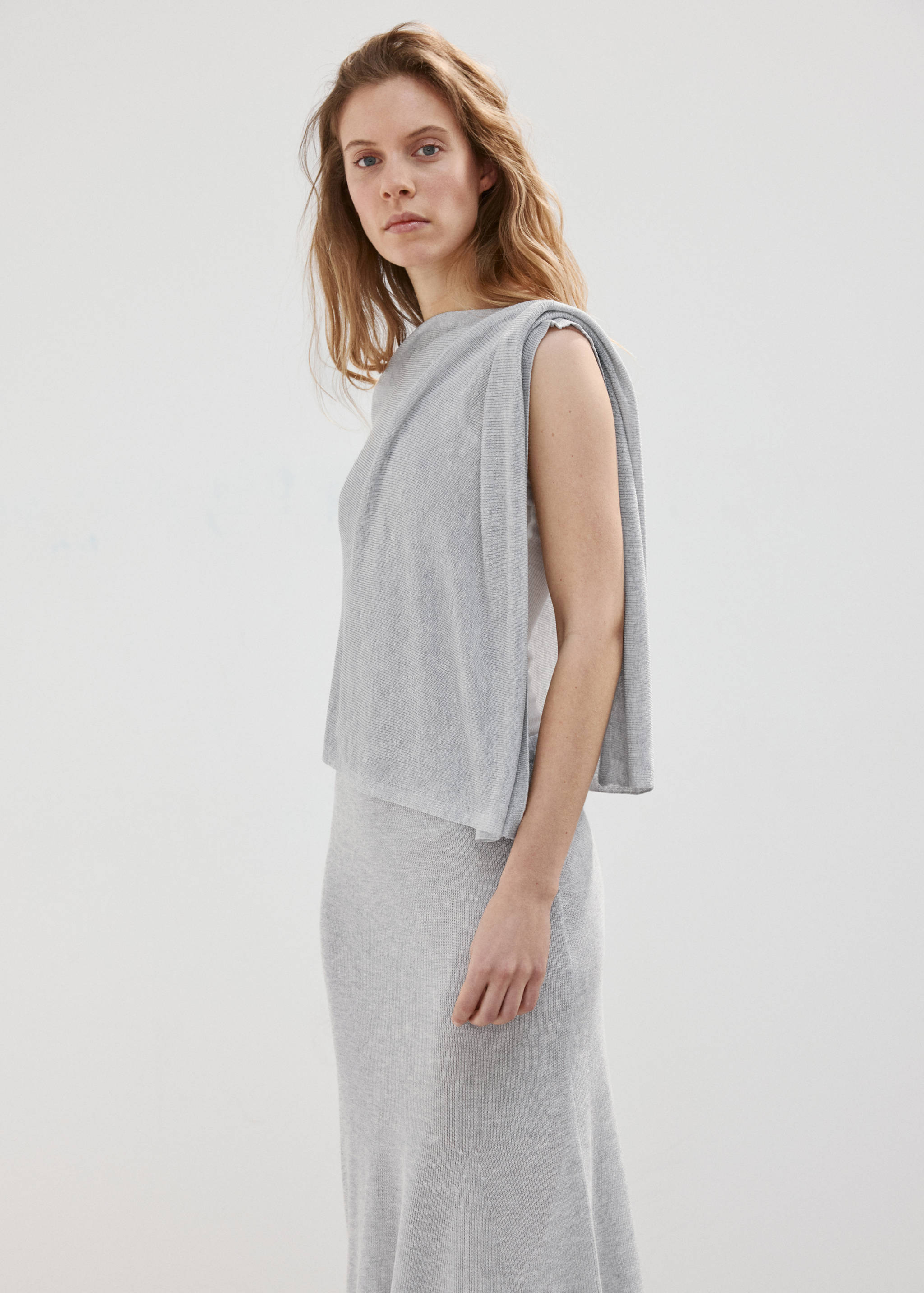 Falda midi punto fino - Detalle del artículo 1