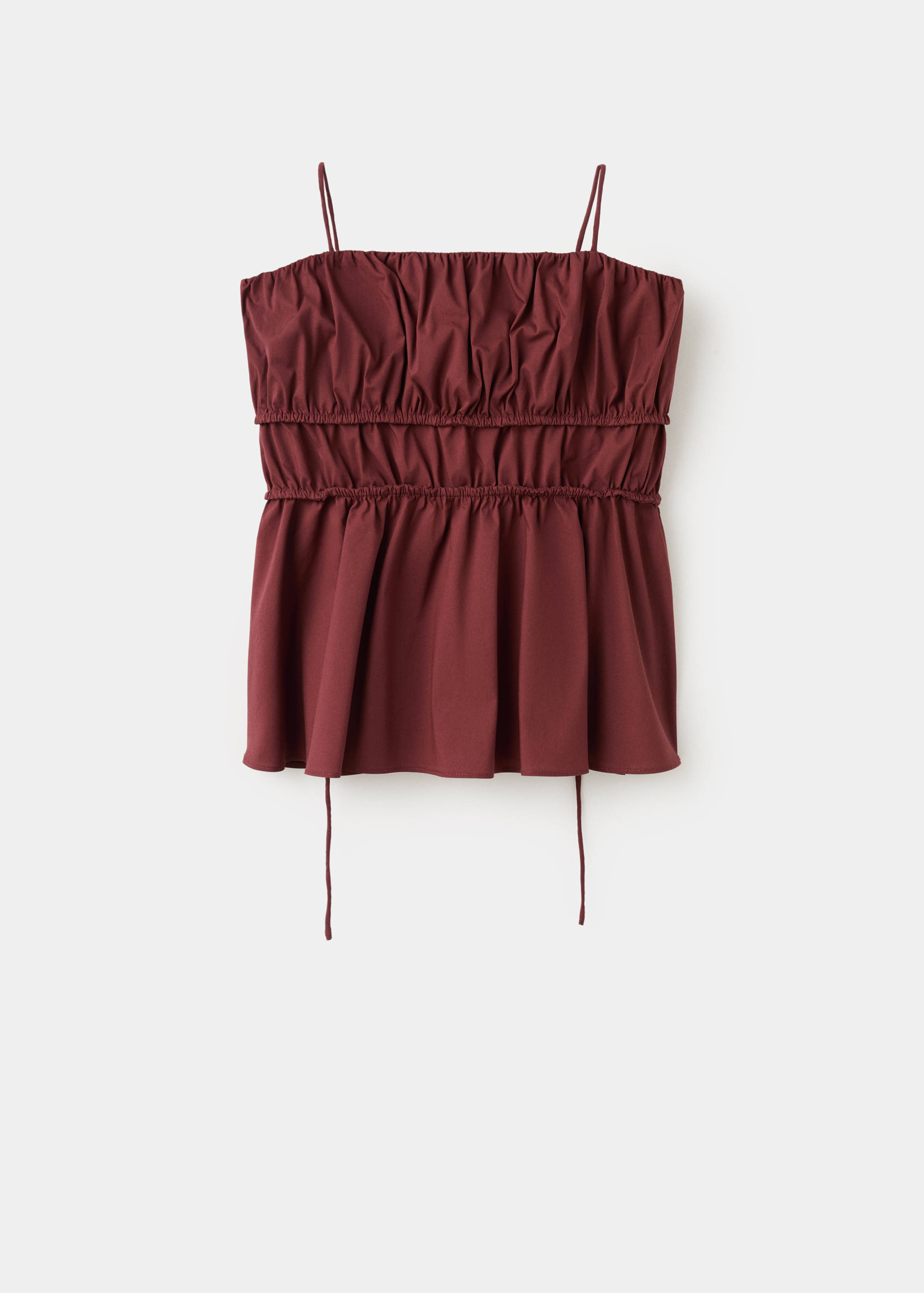 루시드 코튼 탑 - 모델 없는 상품